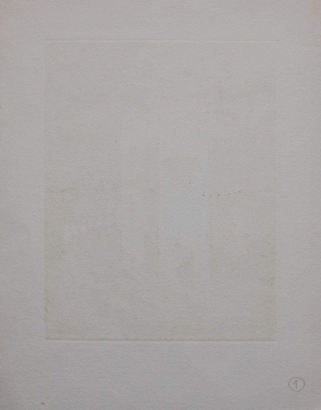Podolczak Igorjealousy  Paper/Etching, 19.5x15 Cm, 19861986 photo Art