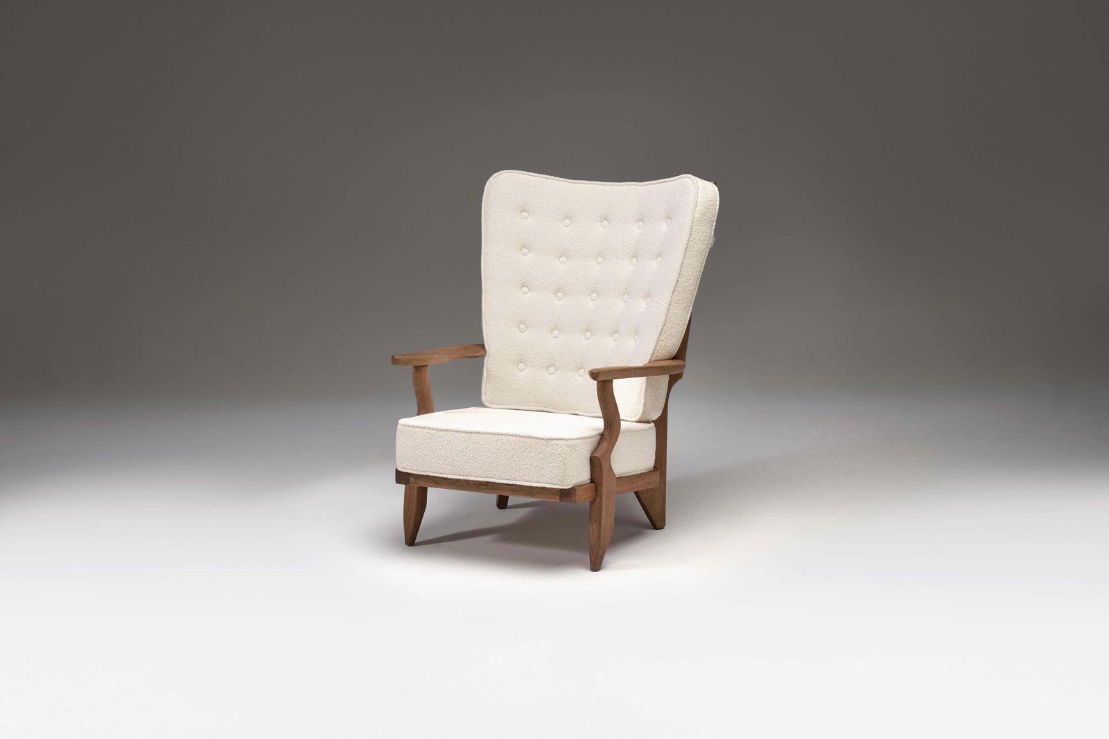 Grand Repos Lounge Chair Attributed To Guillerme Et Chambron For Votre Maison photo furniture