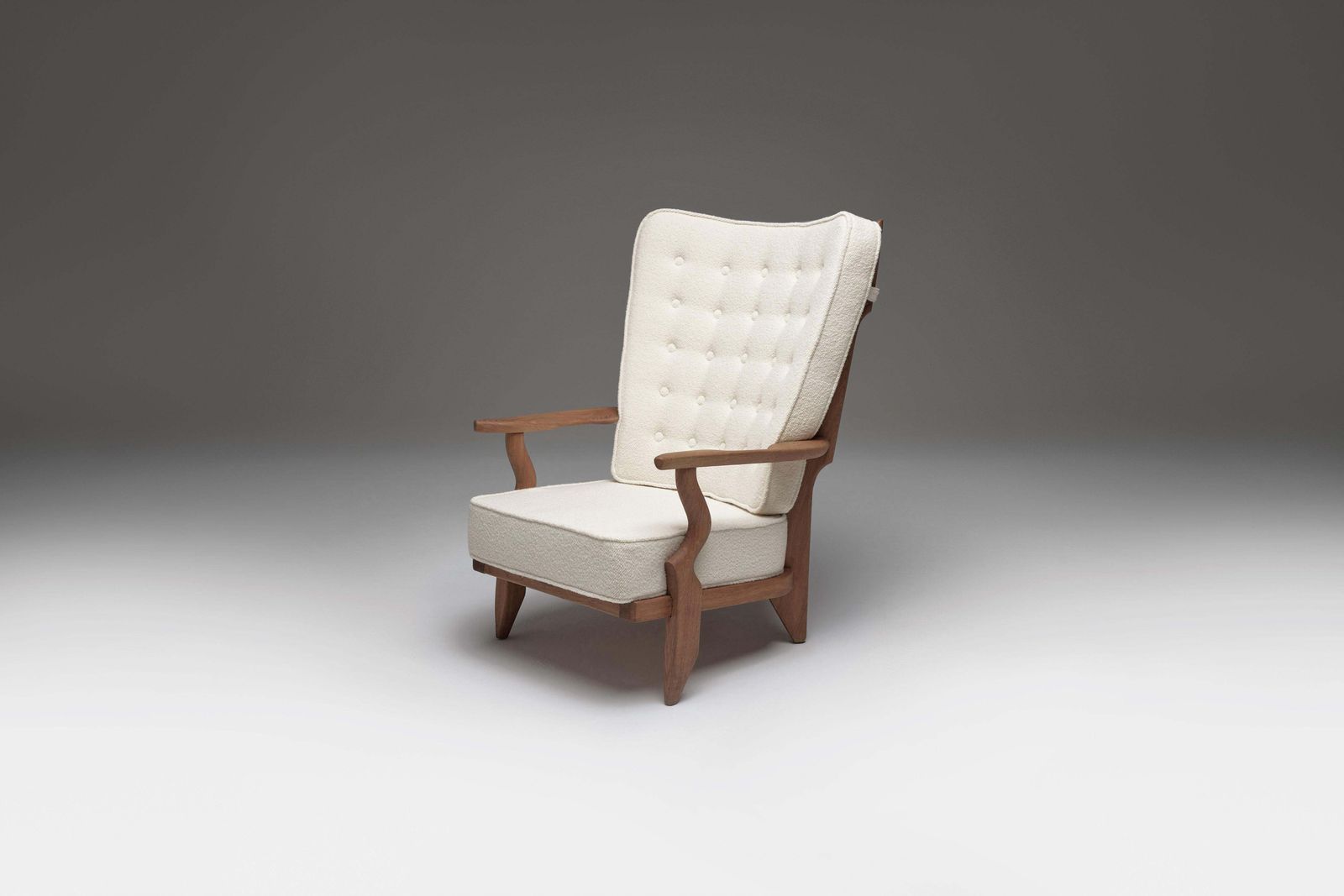 Grand Repos Lounge Chair Attributed To Guillerme Et Chambron For Votre Maison photo Furniture