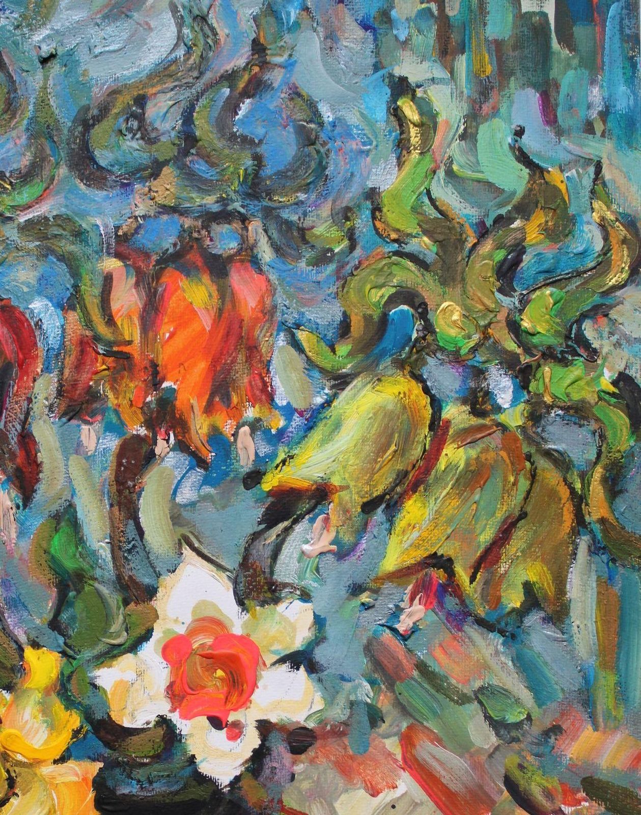 Dzidra Baumatulips And Daffodils  2007. Paper, Mixed Media, 70x50 Cm2007 photo 796.0
