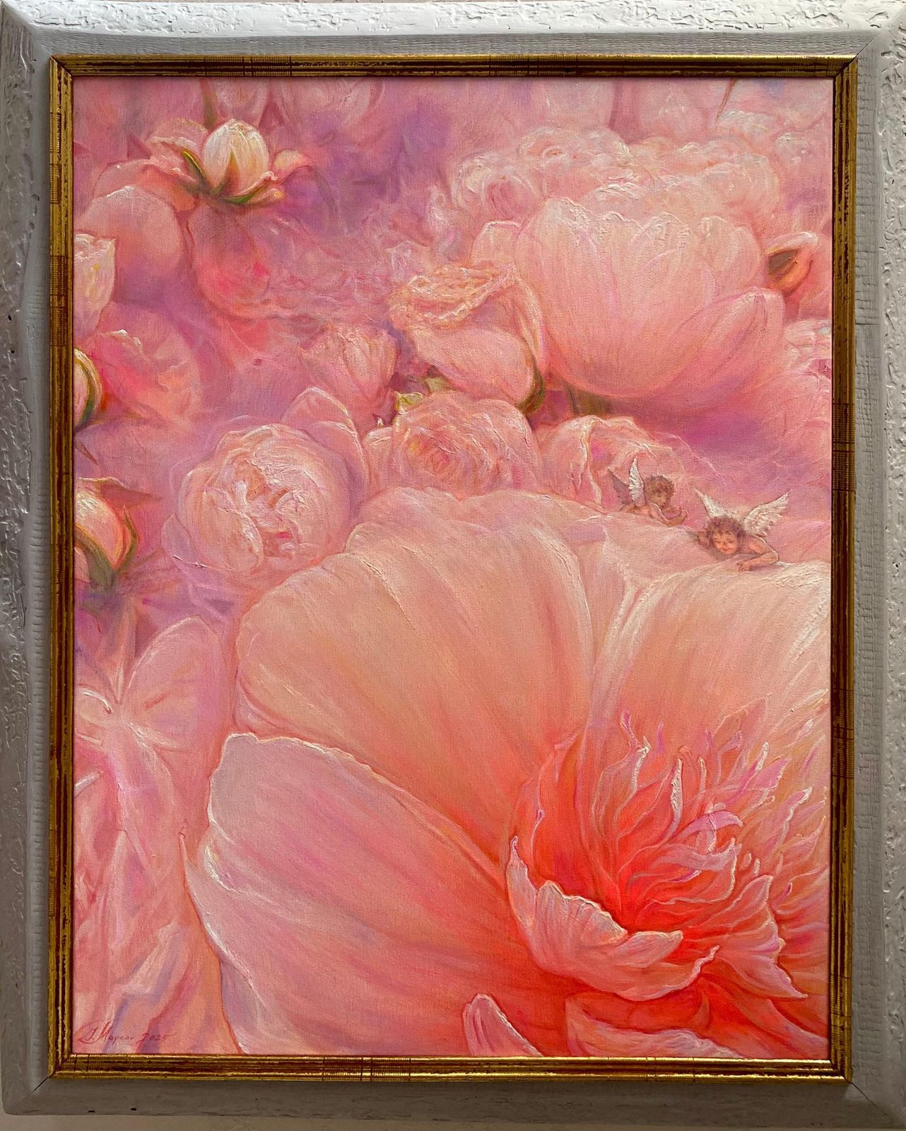 Igor Maikovpeonies  70x90 Cm, Canvas/Oil, 20252025 photo vinterior