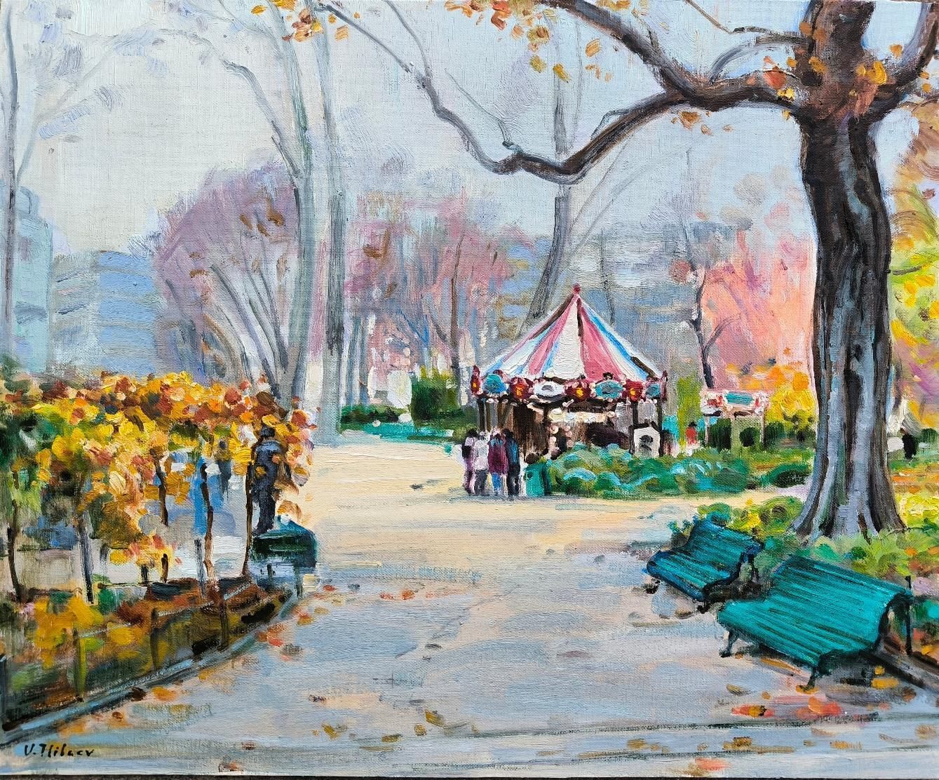 Vladimir Ilibayev Park In Paris.2025
