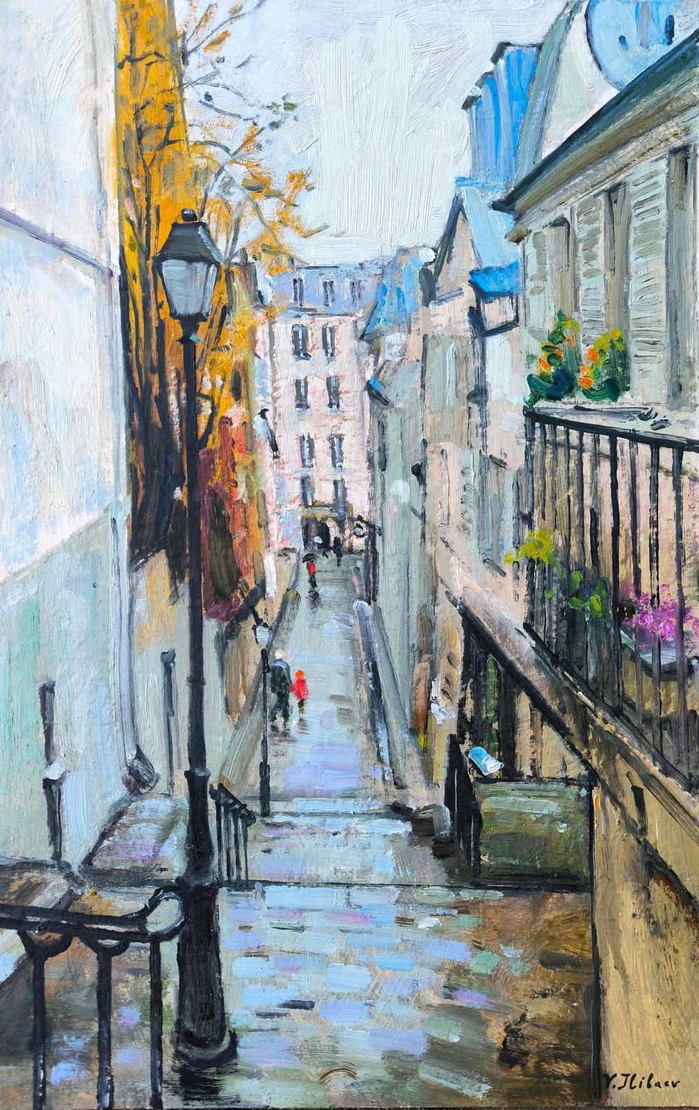 Vladimir Ilibayev Street In Montmartre2025