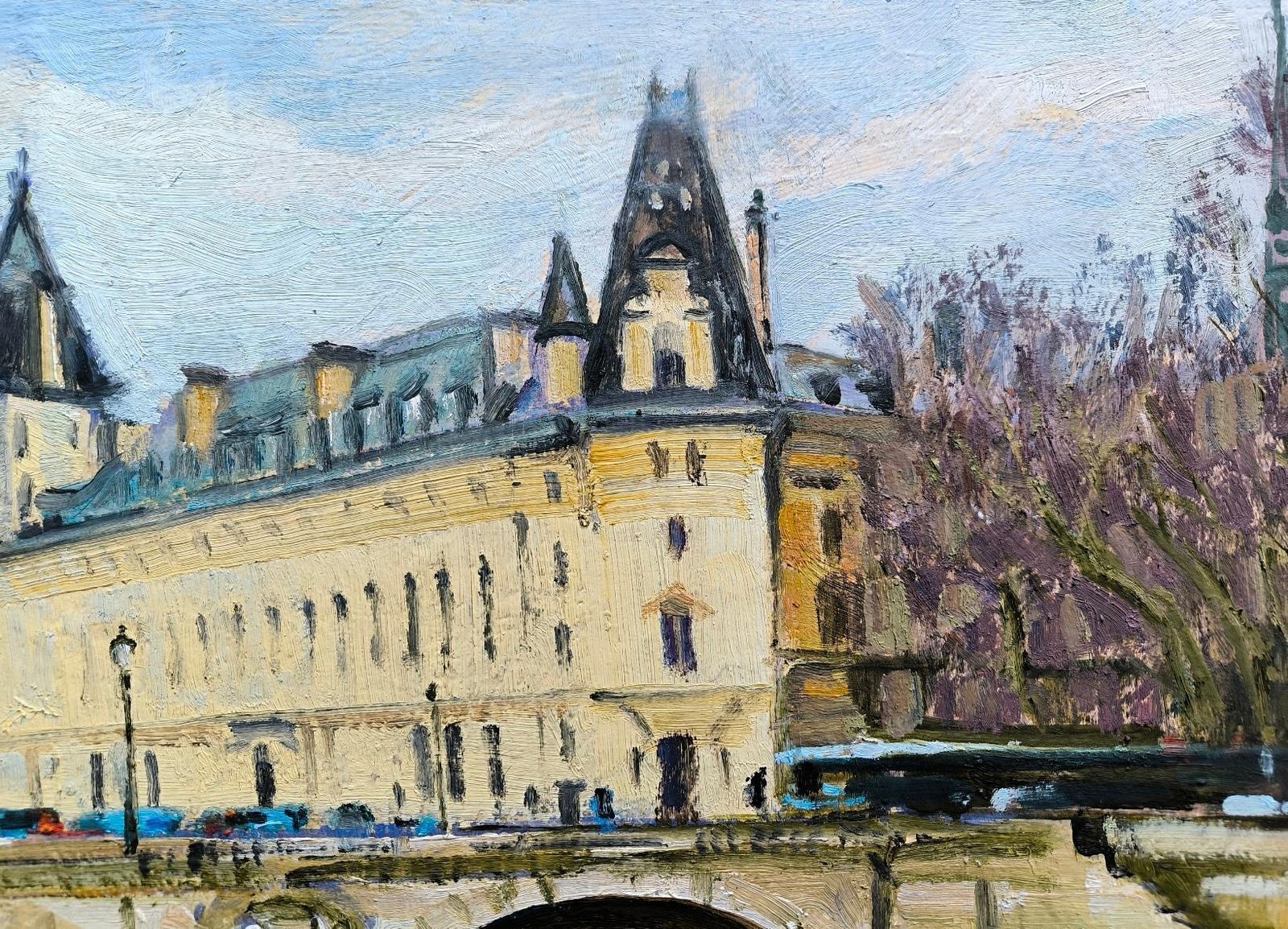 Vladimir Ilibayev Bridge On The Seine2025 photo vinterior