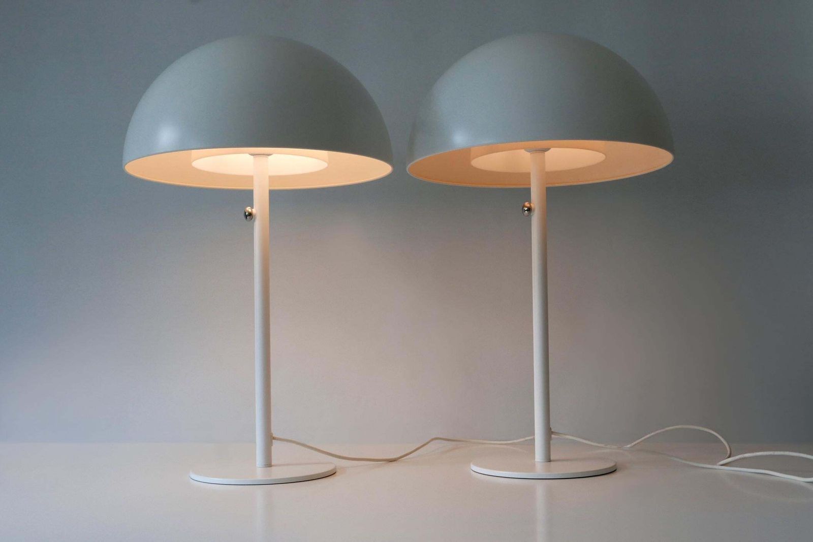 Set Of Two Gorgeous Huge Table Lamps 'Brasa 365' By Ikea Sweden 2000s photo furniture