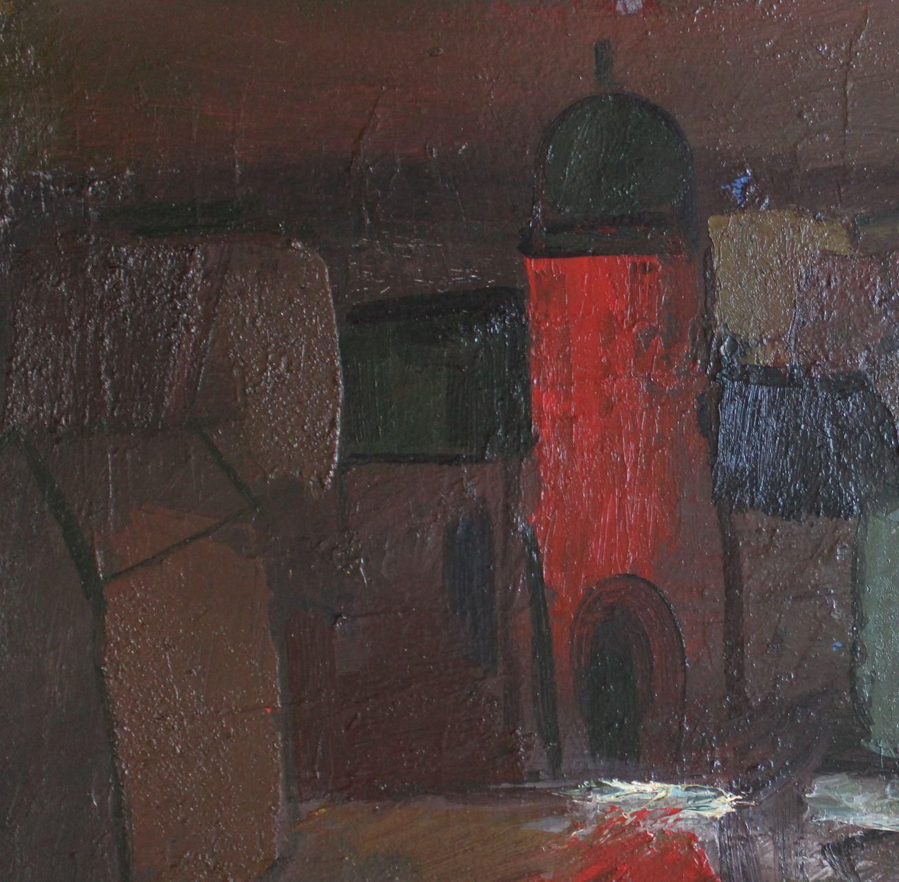 Aleksandr Rodin (1922 2001)landscape With Tower1991 photo furniture