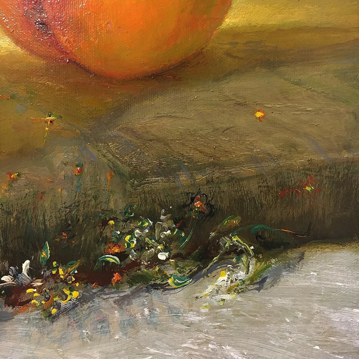 Igor Maikovpeaches  Oil/Canvas, 40x50cm, 20202020 photo for sale