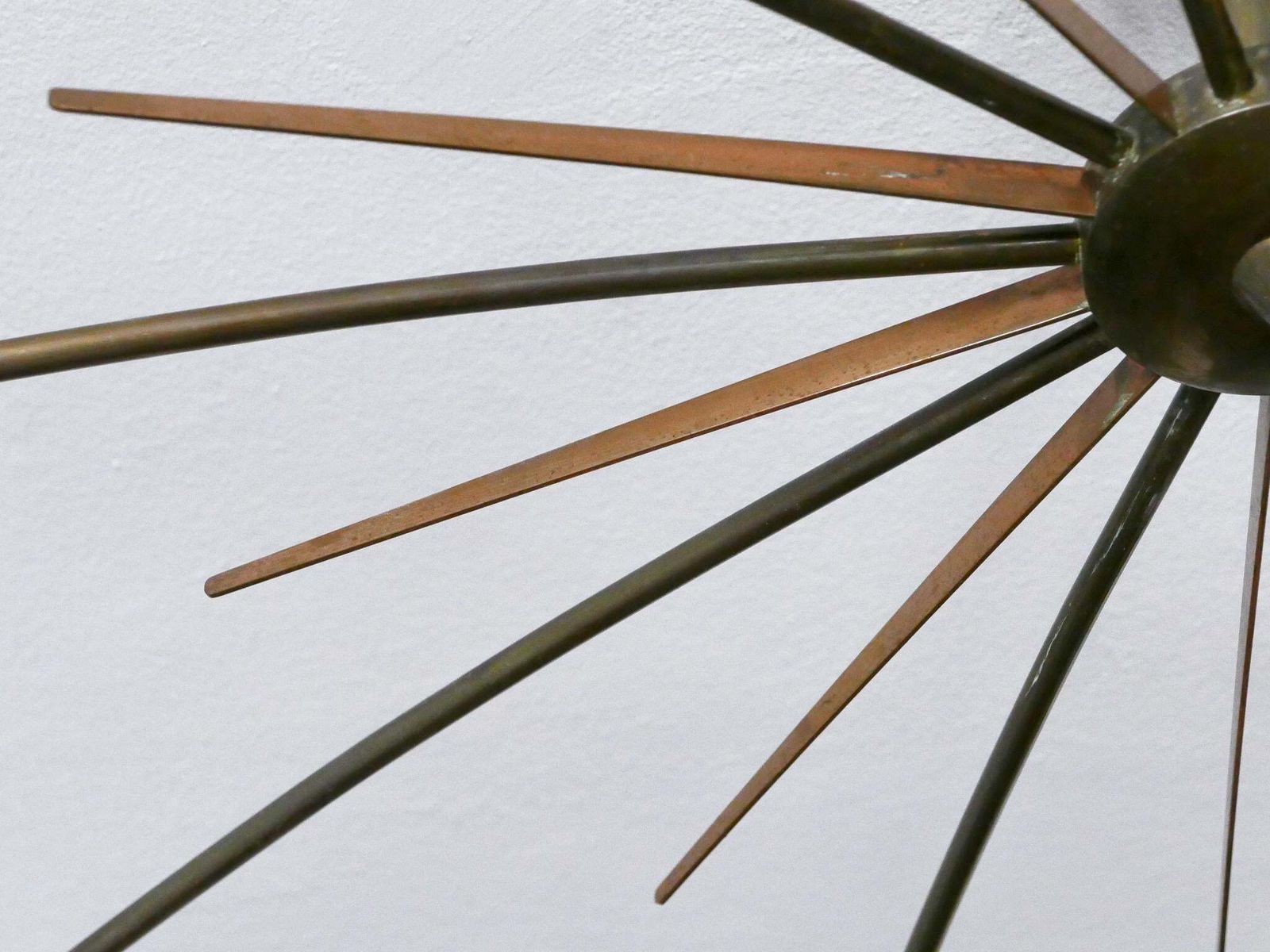 photo vintage Gigantic Sputnik Chandelier Or Ceiling Light Sun By J.T. Kalmar, Austria, 1950s