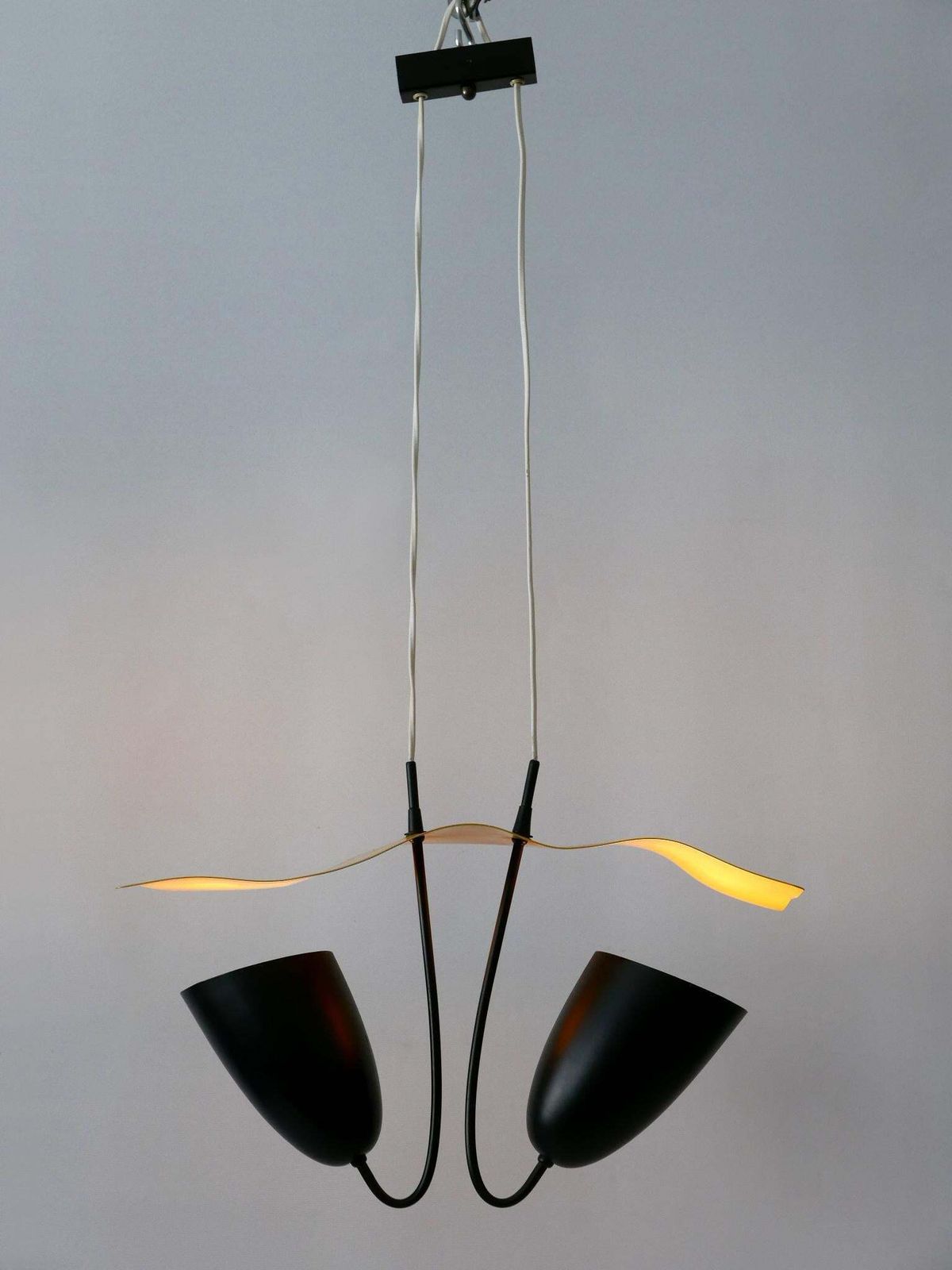 Lovely Mid Century Modern Pendant Lamp Or Hanging Light Germany 1960s photo buy