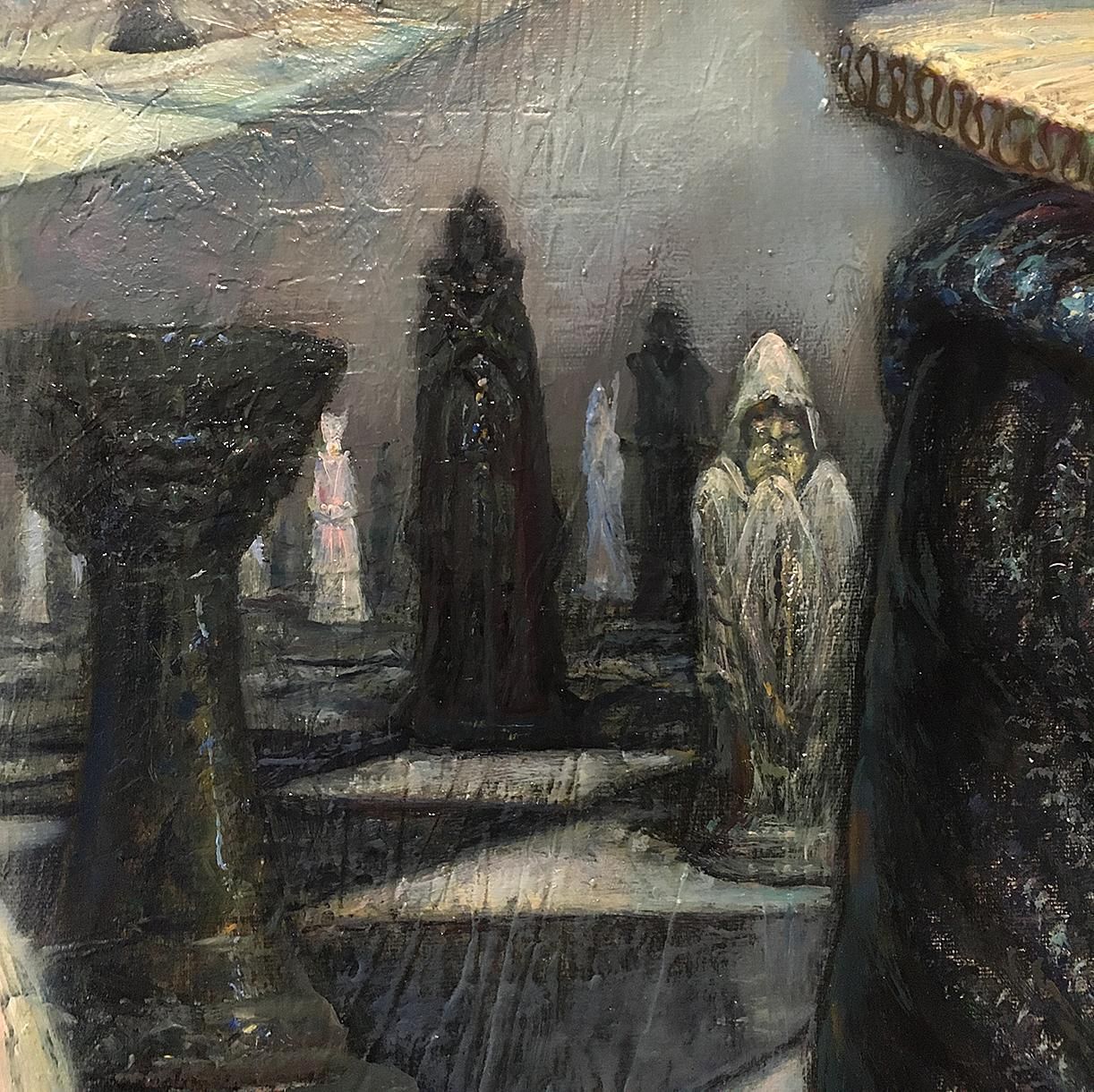 photo furniture Igor Maikovnice Chess Game Triptih  Oil/Canvas, 100x70 Cm, 100x100 Cm, 100x70 Cm, 20152015