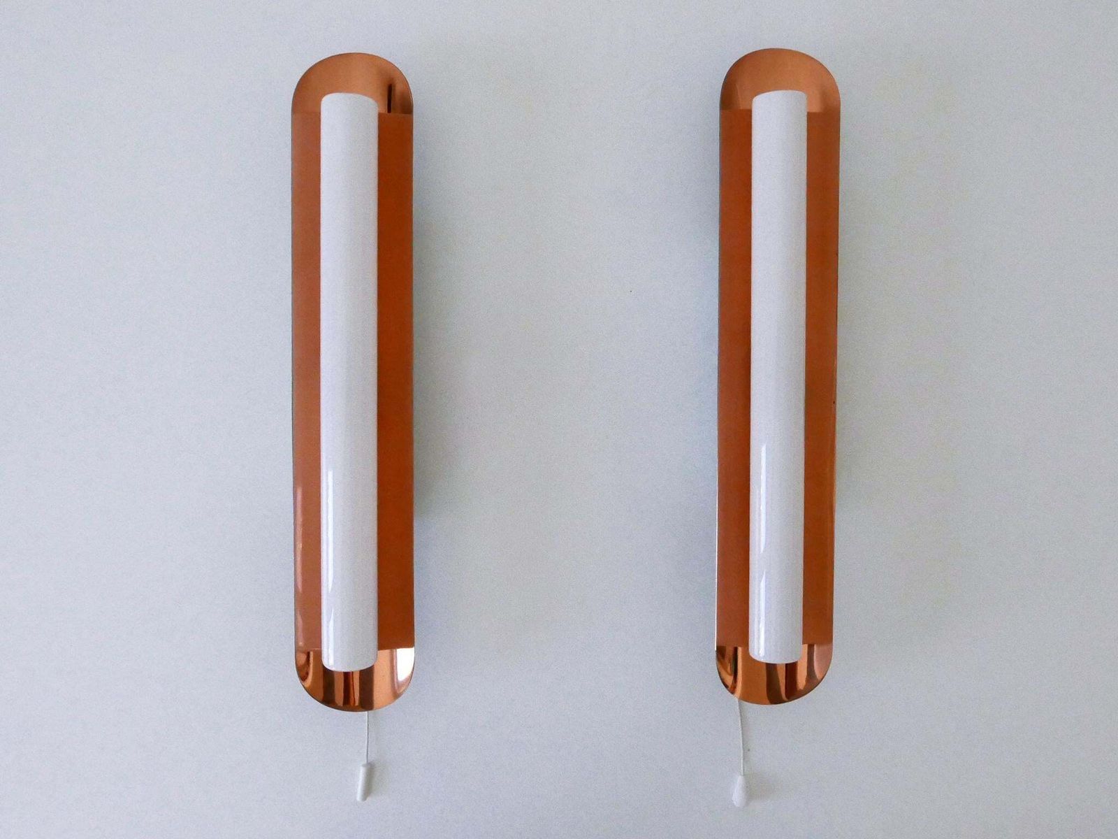 2478.0 Set Of Two Elegant Mid Century Modern Sconces By Bünte & Remmler Germany 1960s photo