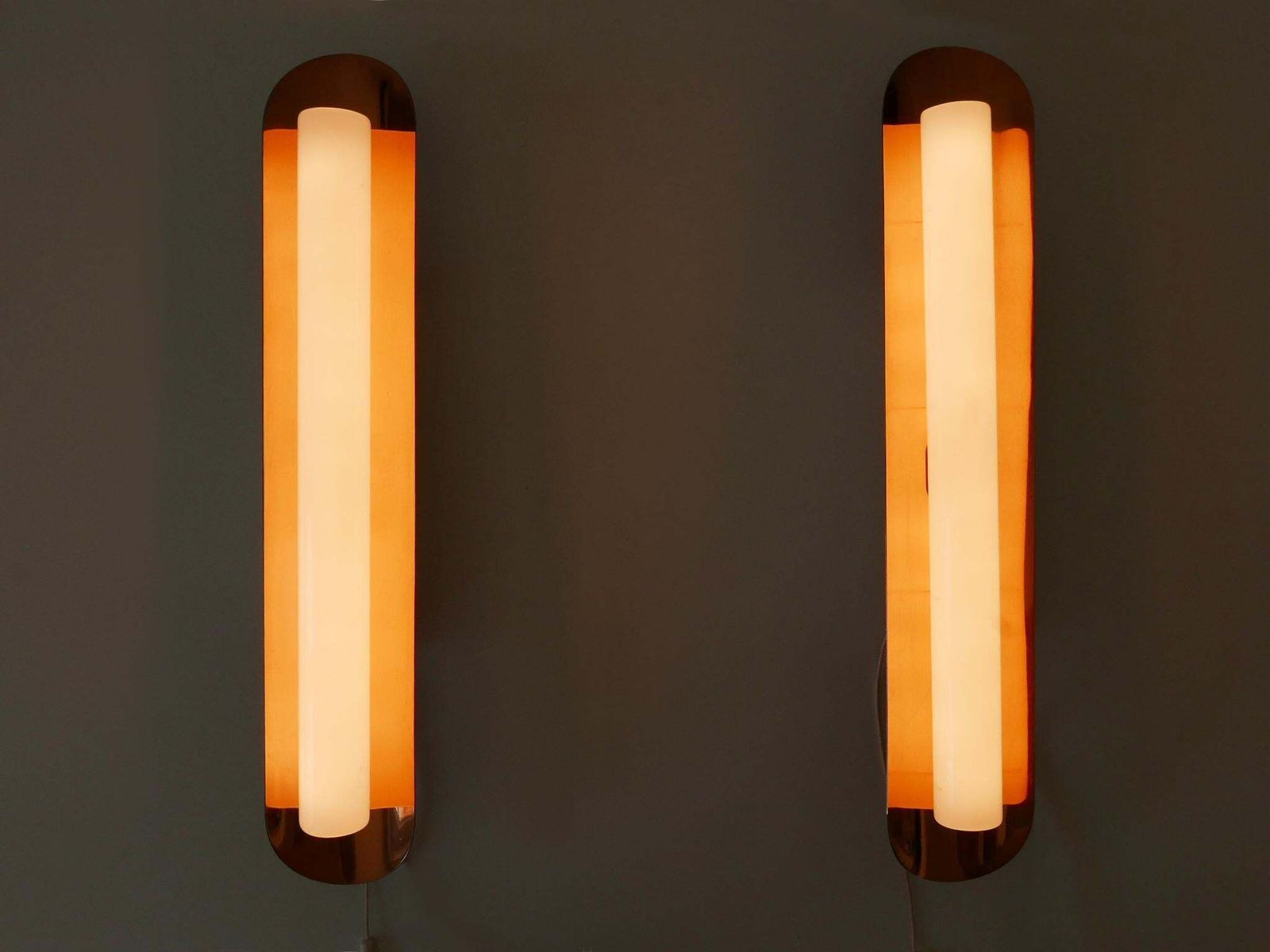 photo vinterior Set Of Two Elegant Mid Century Modern Sconces By Bünte & Remmler Germany 1960s