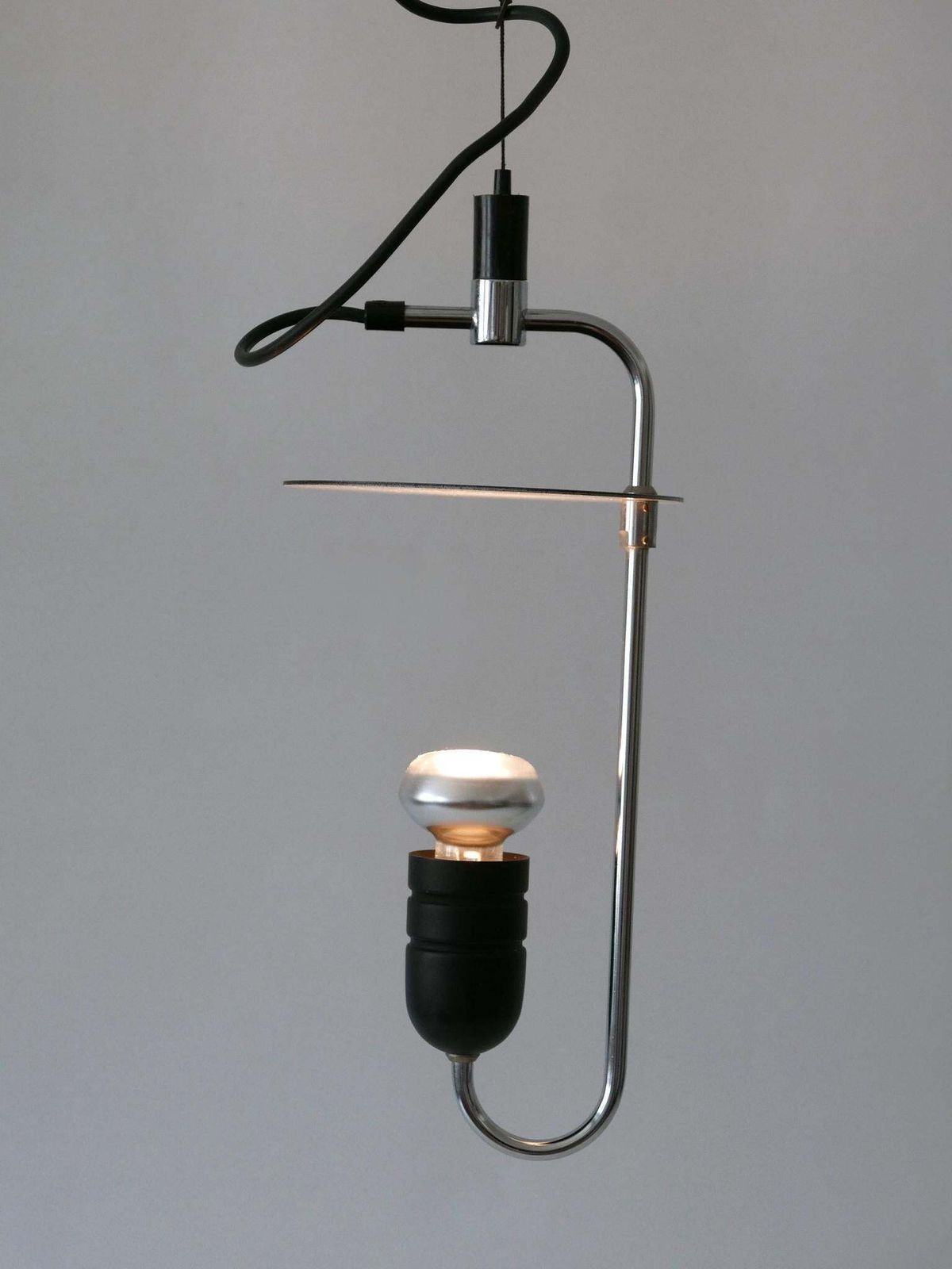 photo for sale Minimalistic Mid Century Modern Pendant Lamp Or Hanging Light Italy 1970s