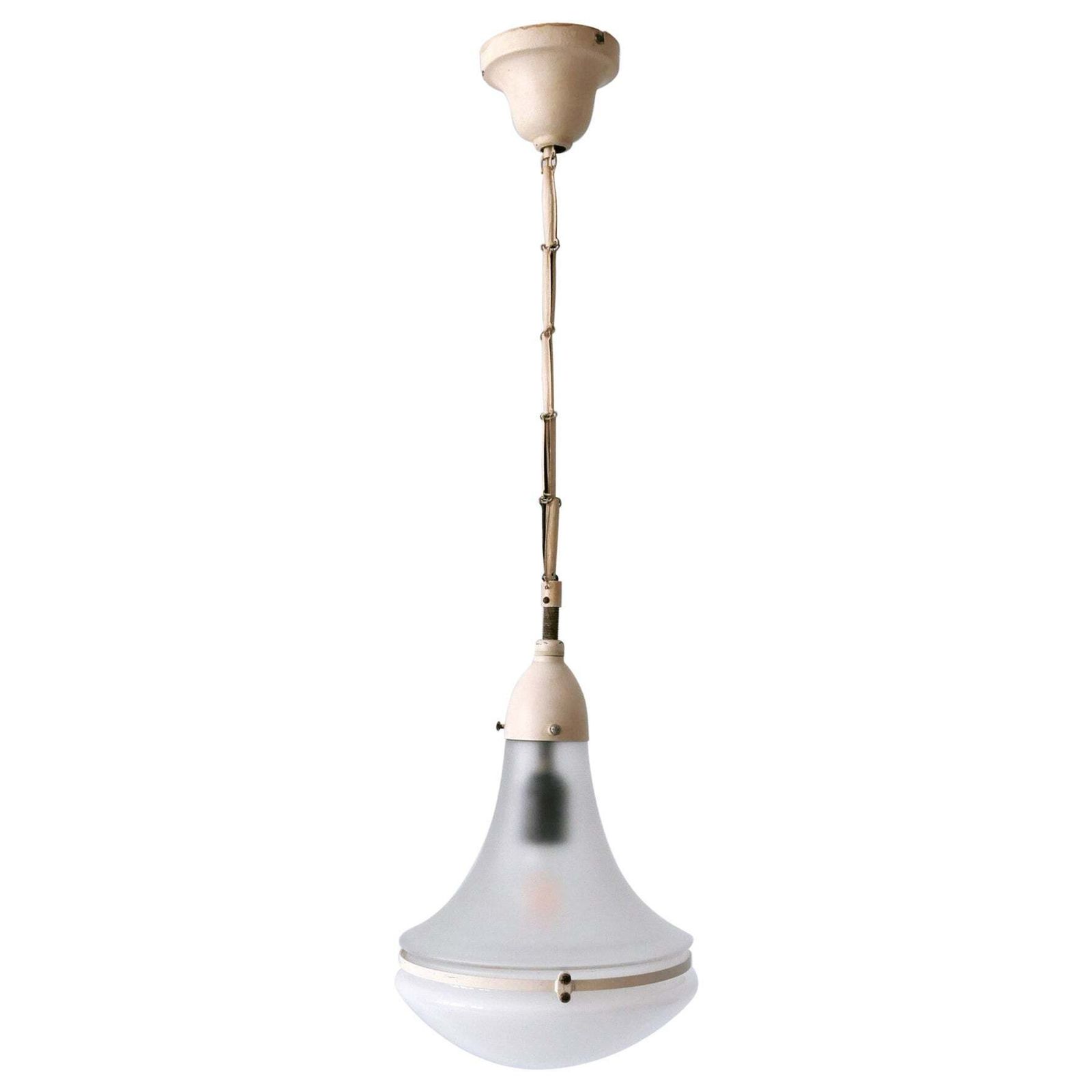 Elegant 'Luzette' Pendant Lamp By Peter Behrens For Siemens Schuckert 1910s