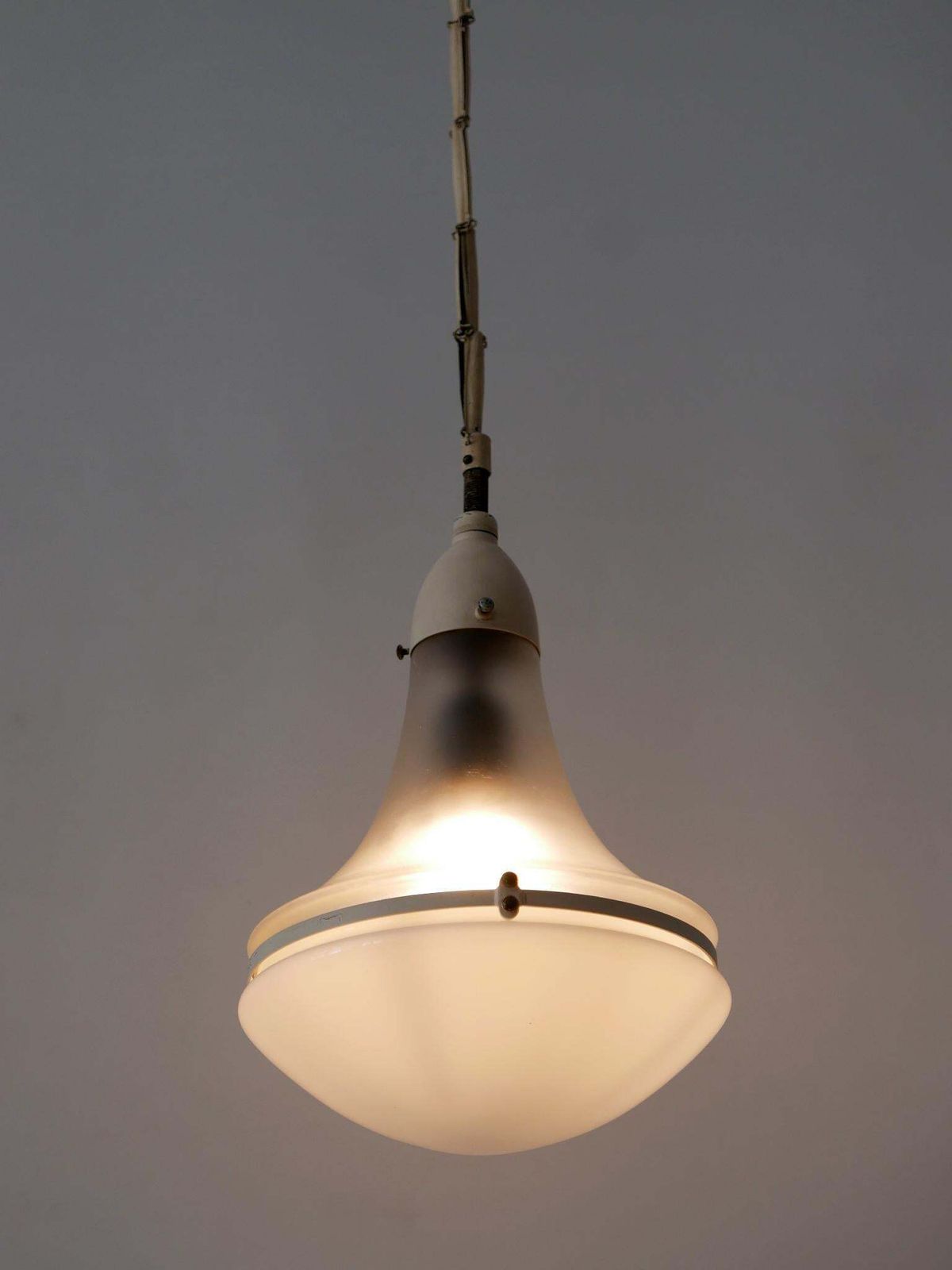 Lighting Elegant 'Luzette' Pendant Lamp By Peter Behrens For Siemens Schuckert 1910s photo