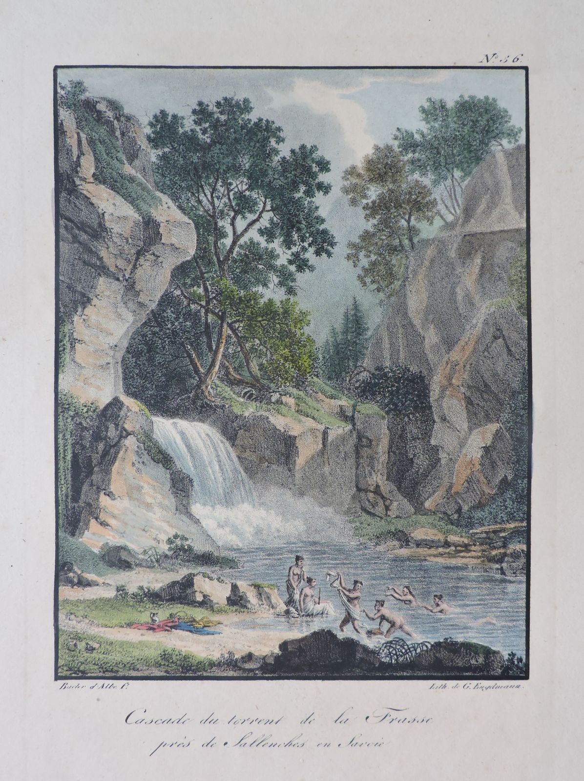 Cascade Of The Frasse Torrent, Near Sallenches In Savoy