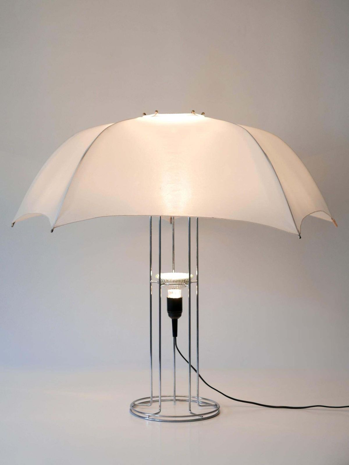 Large And Amazing 'Umbrella' Table Lamp By Gijs Bakker For Artimeta 1970s photo Lighting