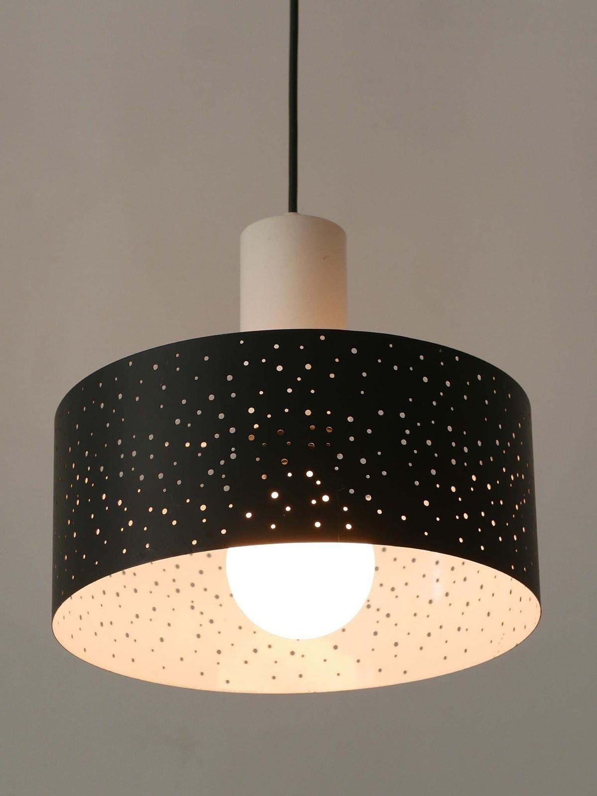 Elegant Mid Century Modern Pendant Lamp By Ernest Igl For Hillebrand 1960s photo furniture