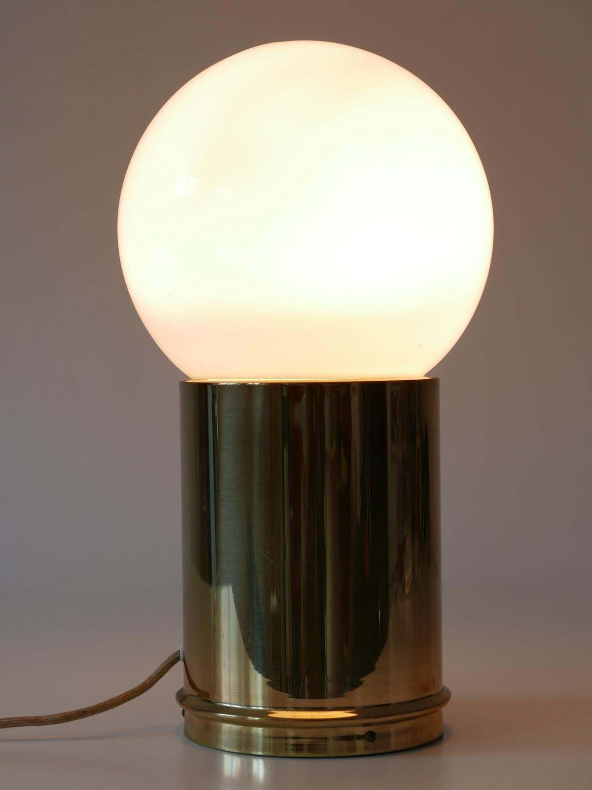 2166.0 Elegant Mid Century Modern Table Lamp By Vereinigte Werkstätten Germany 1960s photo