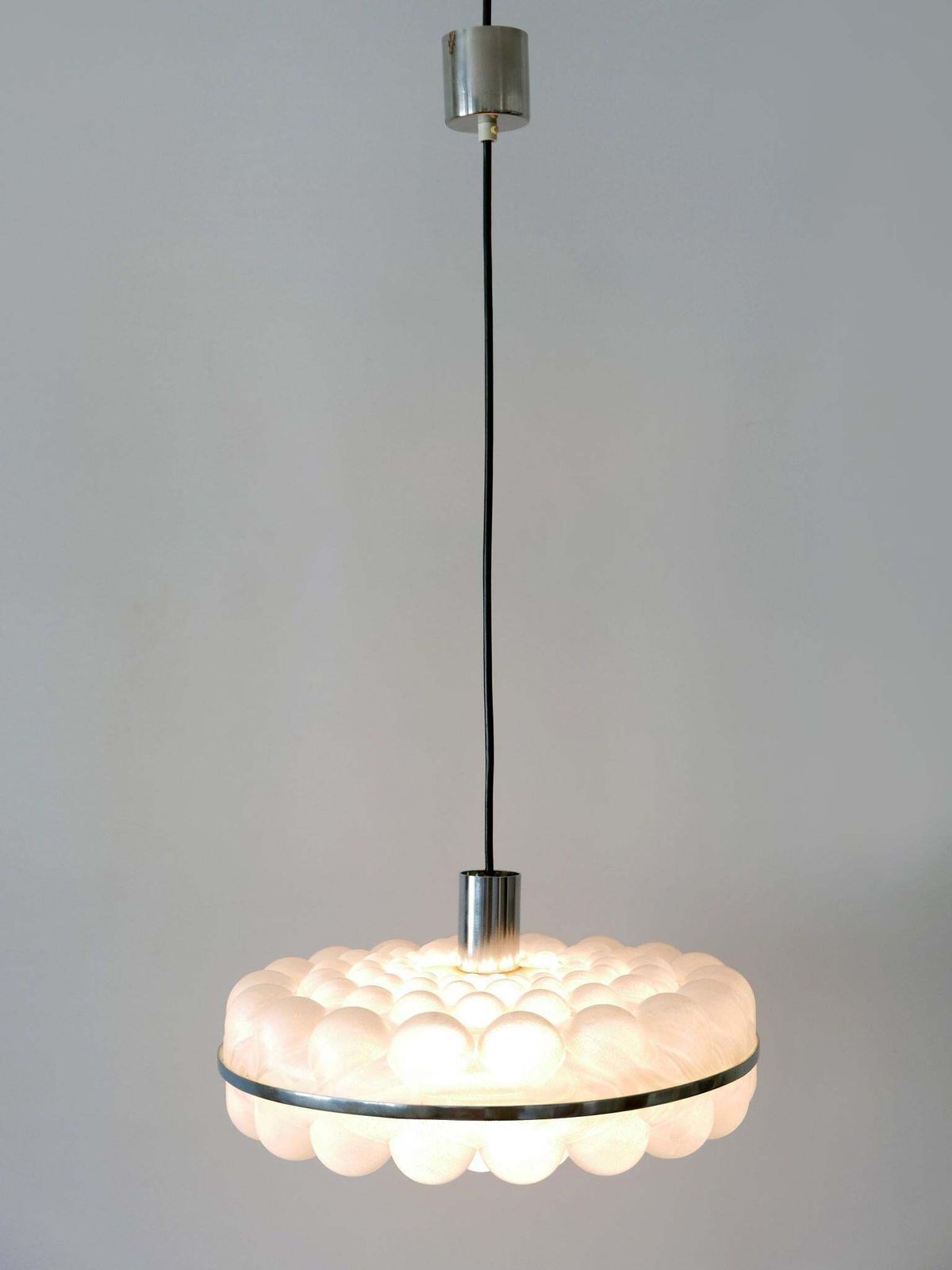 Lighting Amazing Mid Century Modern Bubble Pendant Lamps Or Hanging Lights Germany 1970s photo