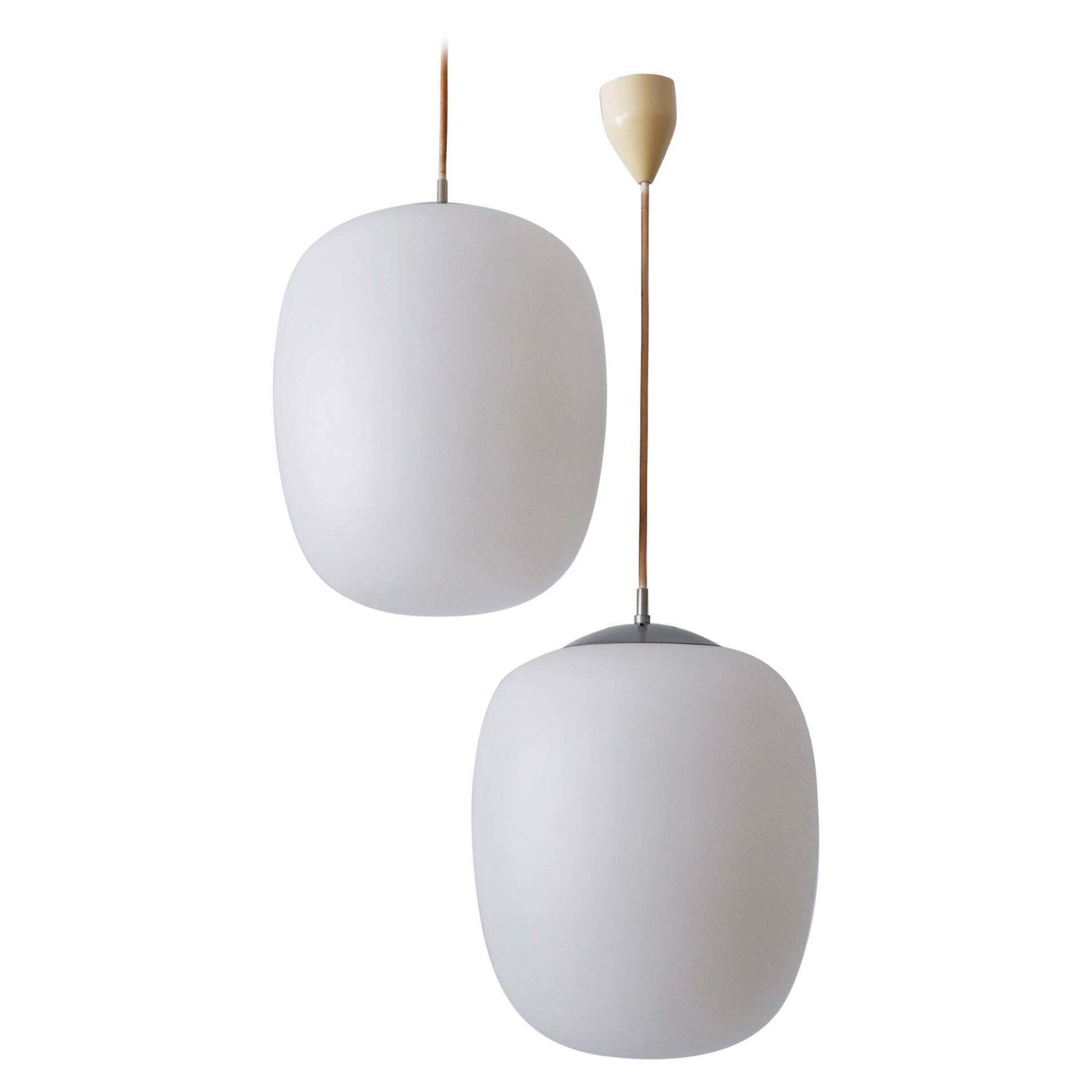 1 Of 2 Pendant Lamp Düren By Wilhelm Wagenfeld For Peill & Putzler Germany 1950s