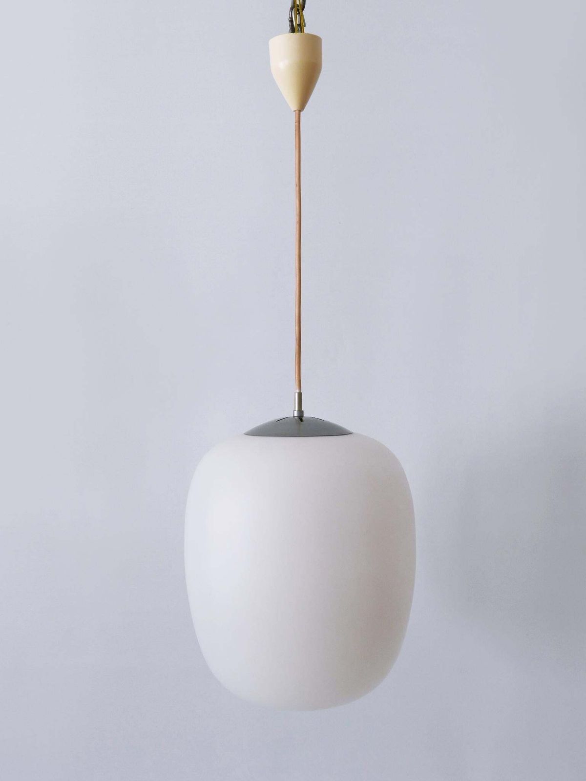 1 Of 2 Pendant Lamp Düren By Wilhelm Wagenfeld For Peill & Putzler Germany 1950s photo Lighting