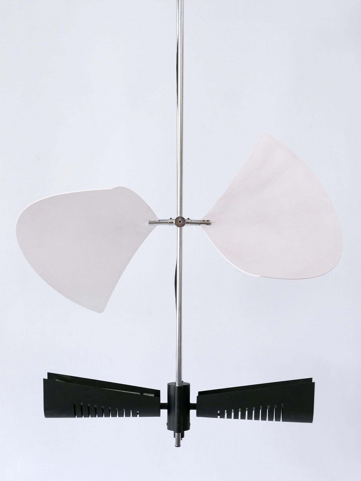 Amazing Garcia Garay 'Enterprise' Wing Chandelier Or Ceiling Lamp Spain 1980s photo vinterior
