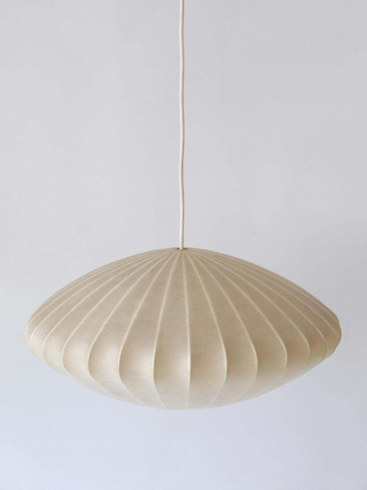 photo buy Rare Mid Century Modern Cocoon Pendant Lamp Or Hanging Light By Goldkant 1960s