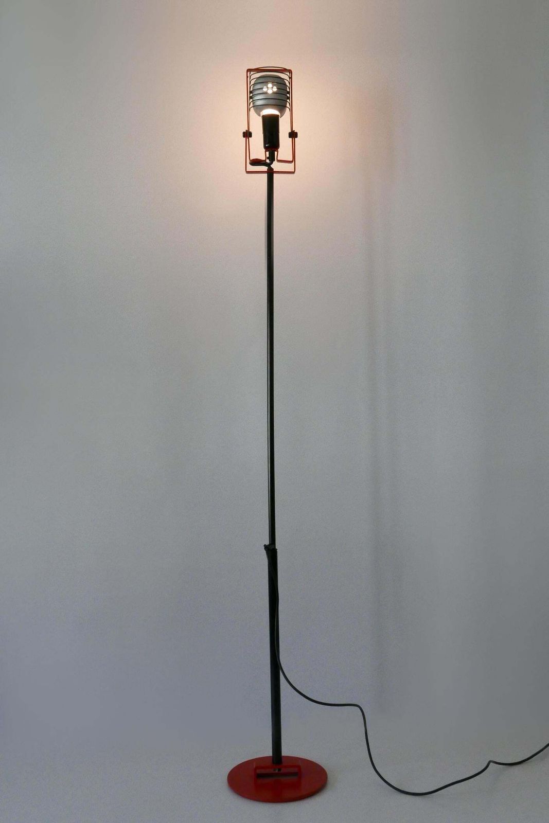 Telescopic Floor Lamp Or Reading Light Sintesi By Ernesto Gismondi For Artemide photo vintage