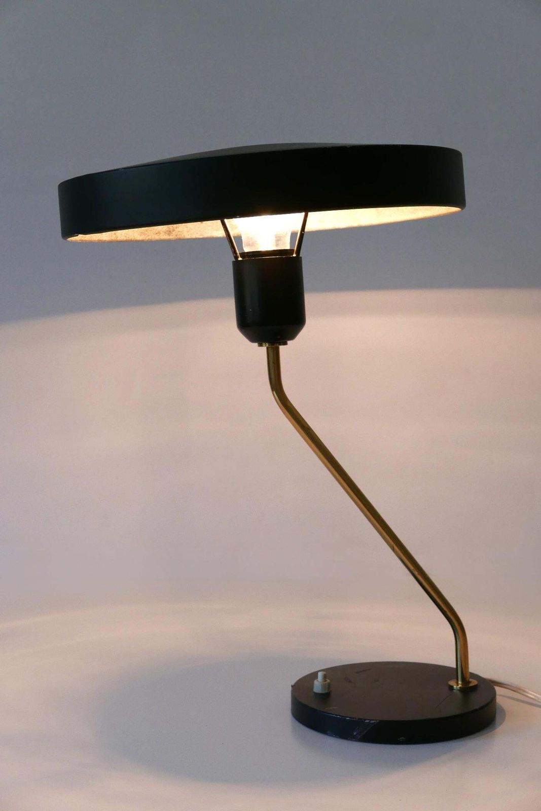 1386.0 Mid Century Romeo Table Lamp Or Desk Light By Louis Kalff For Philips 1950s photo