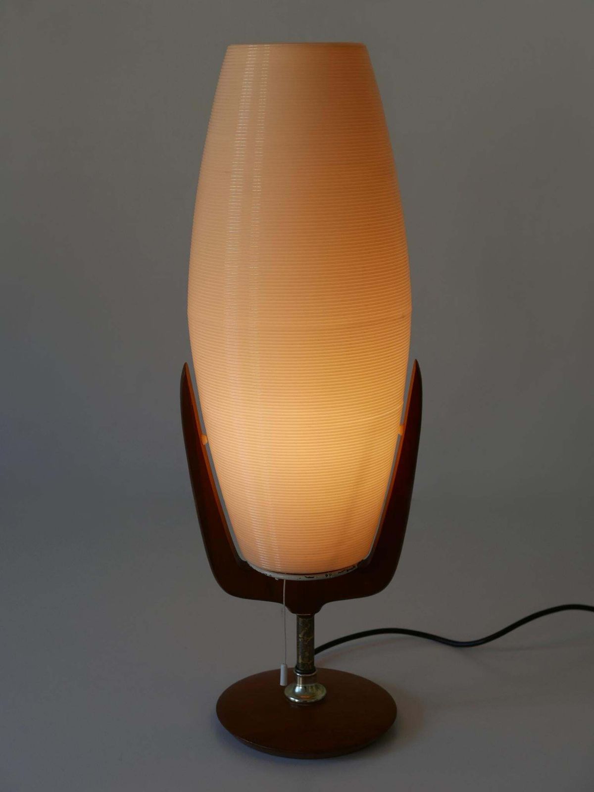 Large & Rare Mid Century Modern Yasha Heifetz Rotaflex Table Lamp USA 1950s photo Lighting
