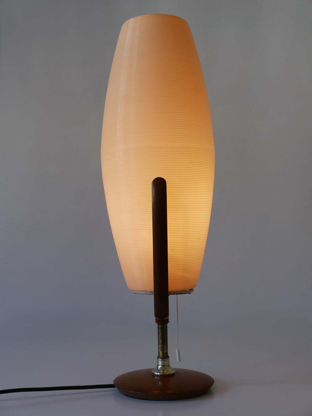 1593.0 Large & Rare Mid Century Modern Yasha Heifetz Rotaflex Table Lamp USA 1950s photo
