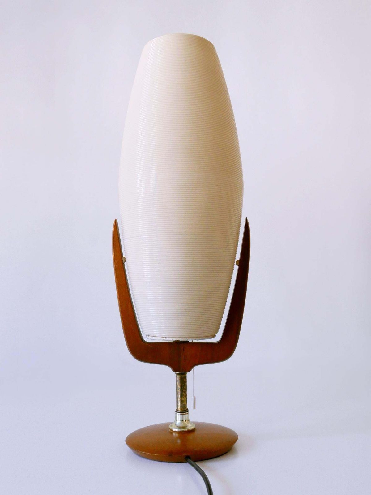 photo vinterior Large & Rare Mid Century Modern Yasha Heifetz Rotaflex Table Lamp USA 1950s