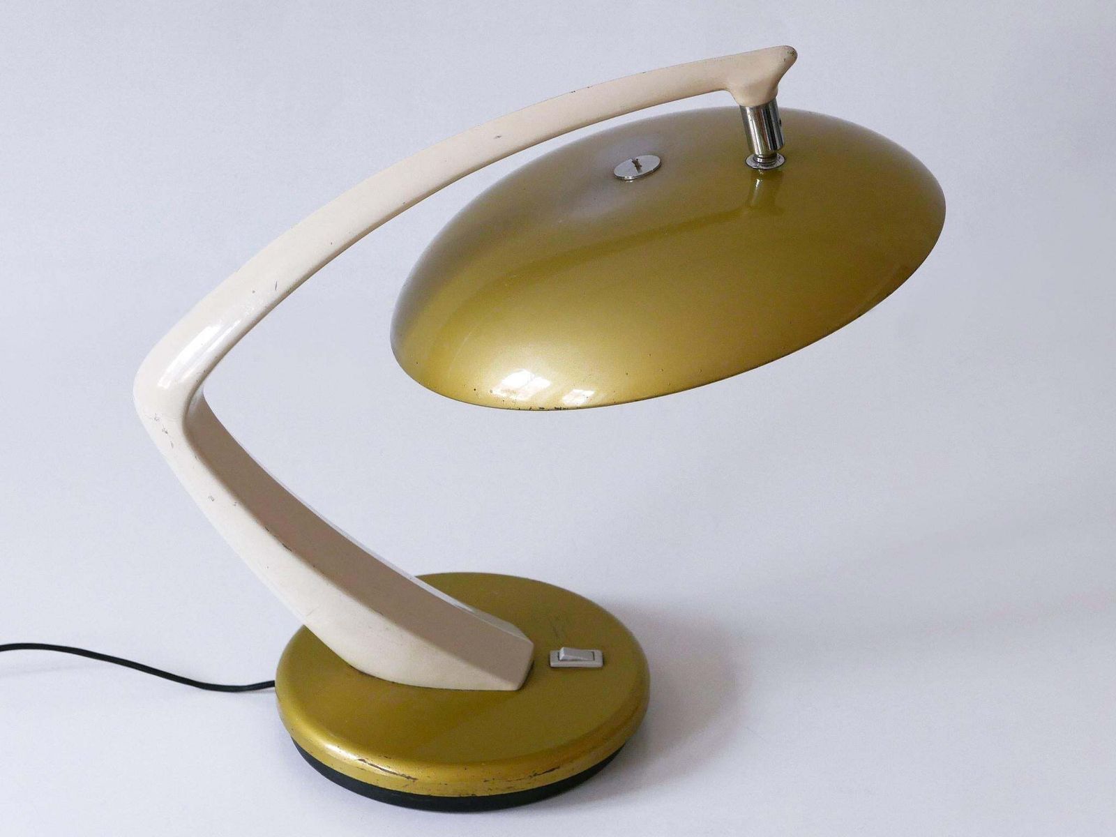 photo furniture Mid Century Modern Desk Light Or Table Lamp 'Boomerang 64' By Fase Spain 1960s