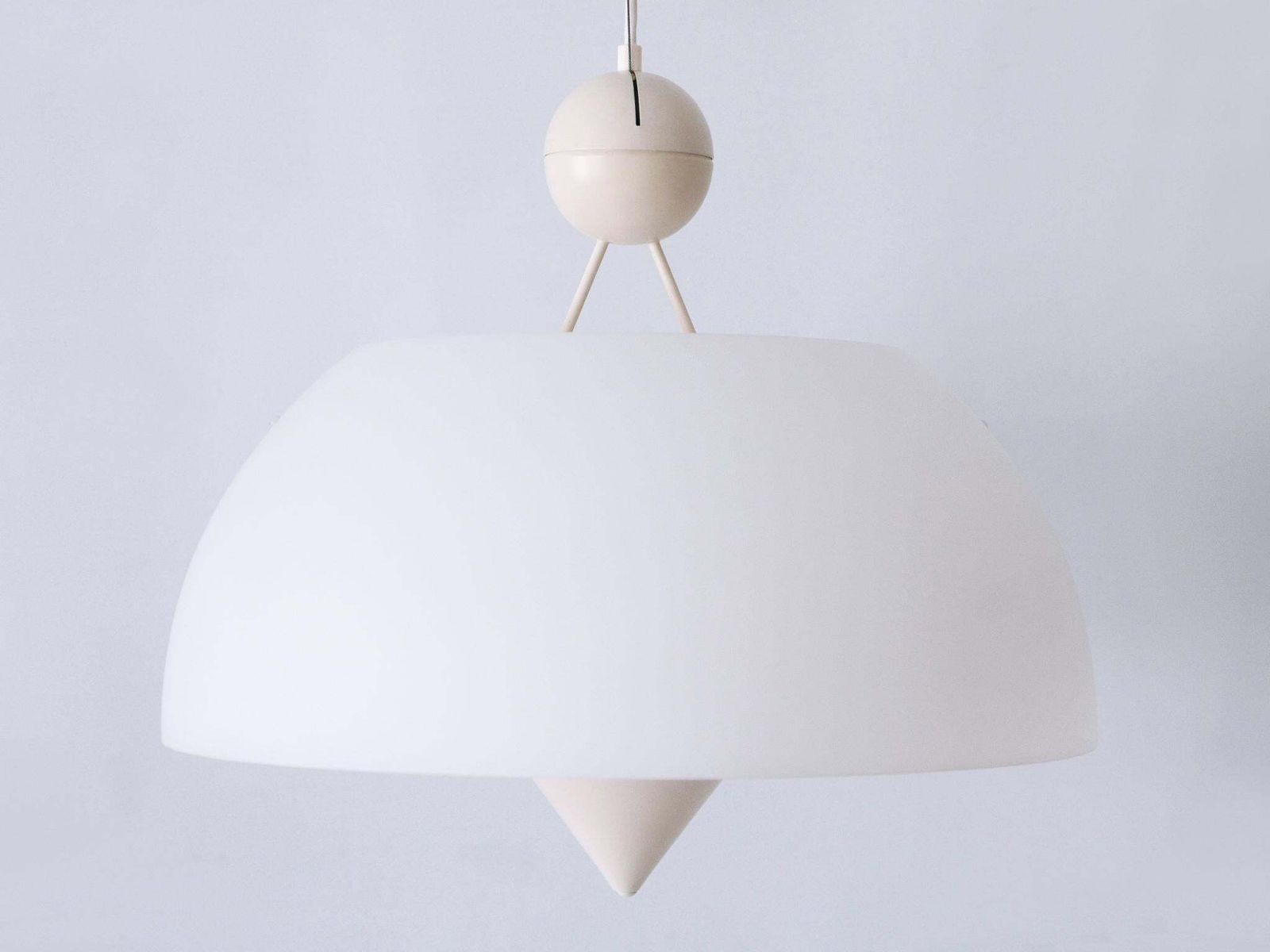 photo for sale Rare & Elegant Mid Century Modern Pendant Lamp Or Hanging Light Italy 1970s