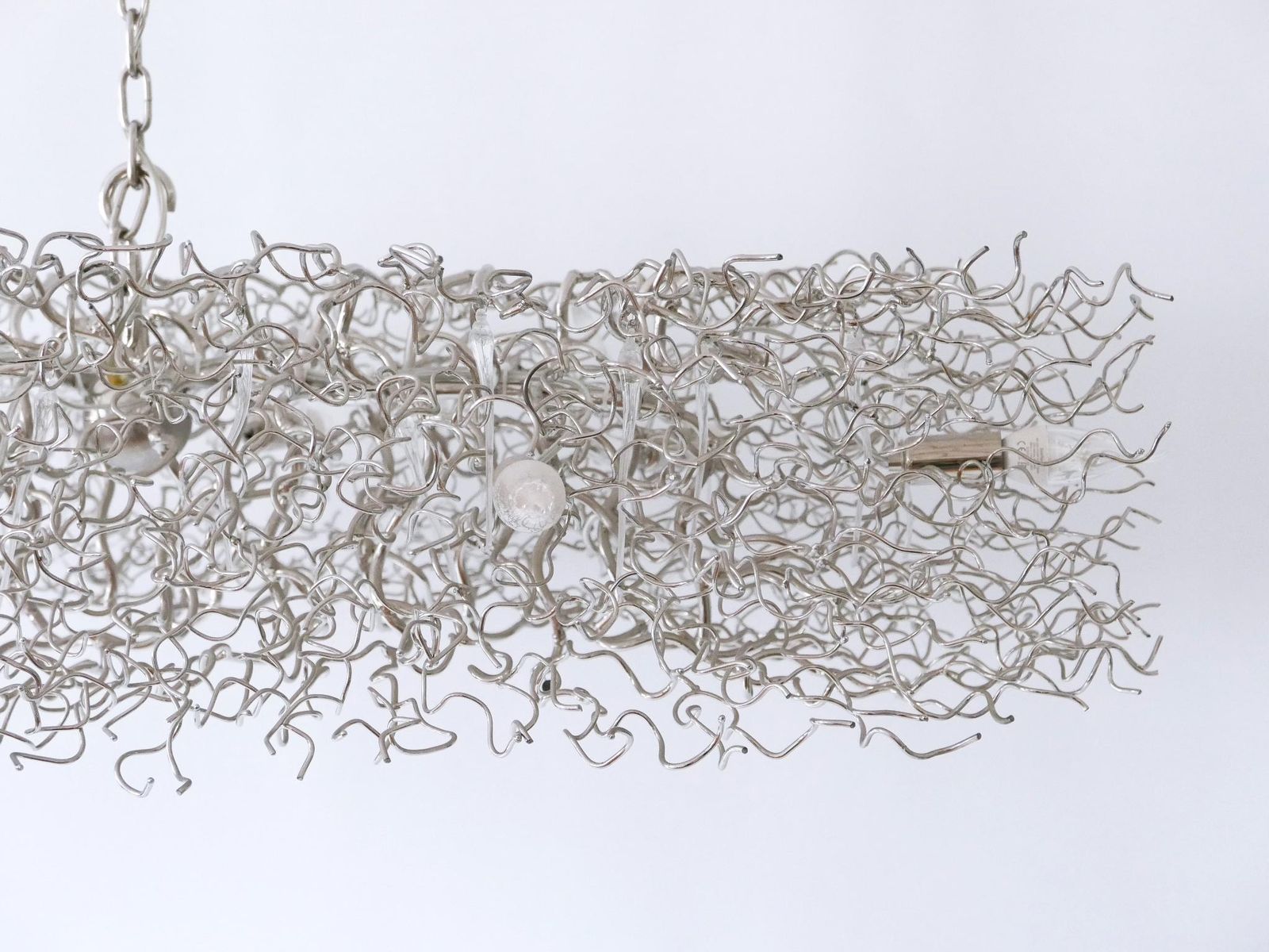 Gorgeous Xxl Brand Van Egmond Hollywood Chandelier Oval 140 Nickel Netherlands photo vinterior