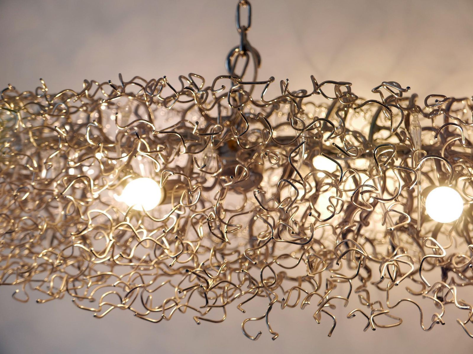 photo furniture Gorgeous Xxl Brand Van Egmond Hollywood Chandelier Oval 140 Nickel Netherlands