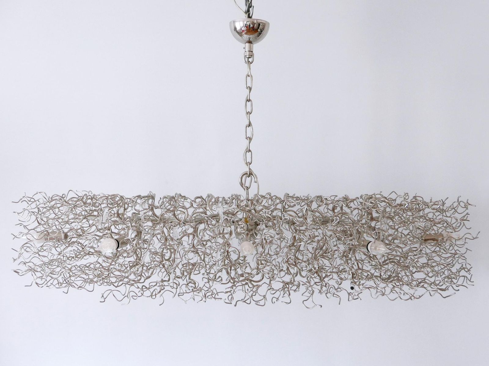 photo vinterior Gorgeous Xxl Brand Van Egmond Hollywood Chandelier Oval 140 Nickel Netherlands