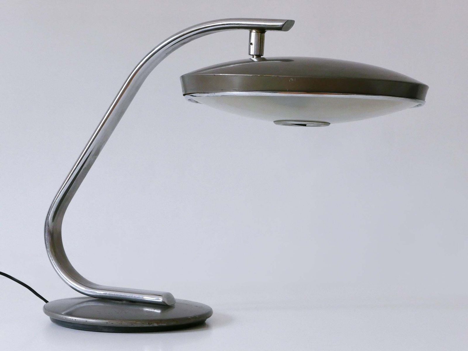 photo for sale Mid Century Modern Desk Light Or Table Lamp 'Boomerang' By Fase Spain 1960s
