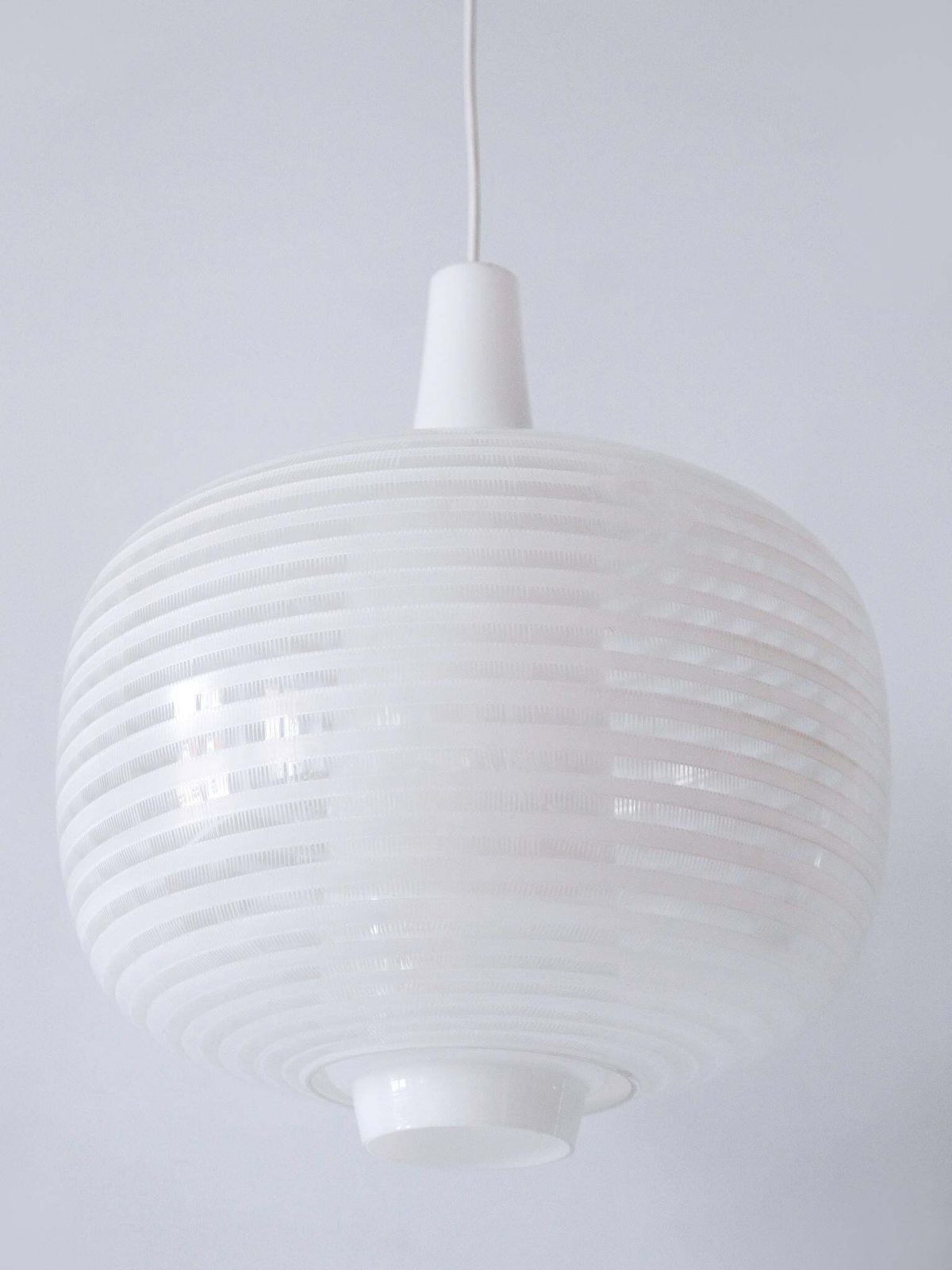 Rare & Large Mid Century Modern Pendant Lamp Napoli By Aloys F. Gangkofner 1957 photo furniture