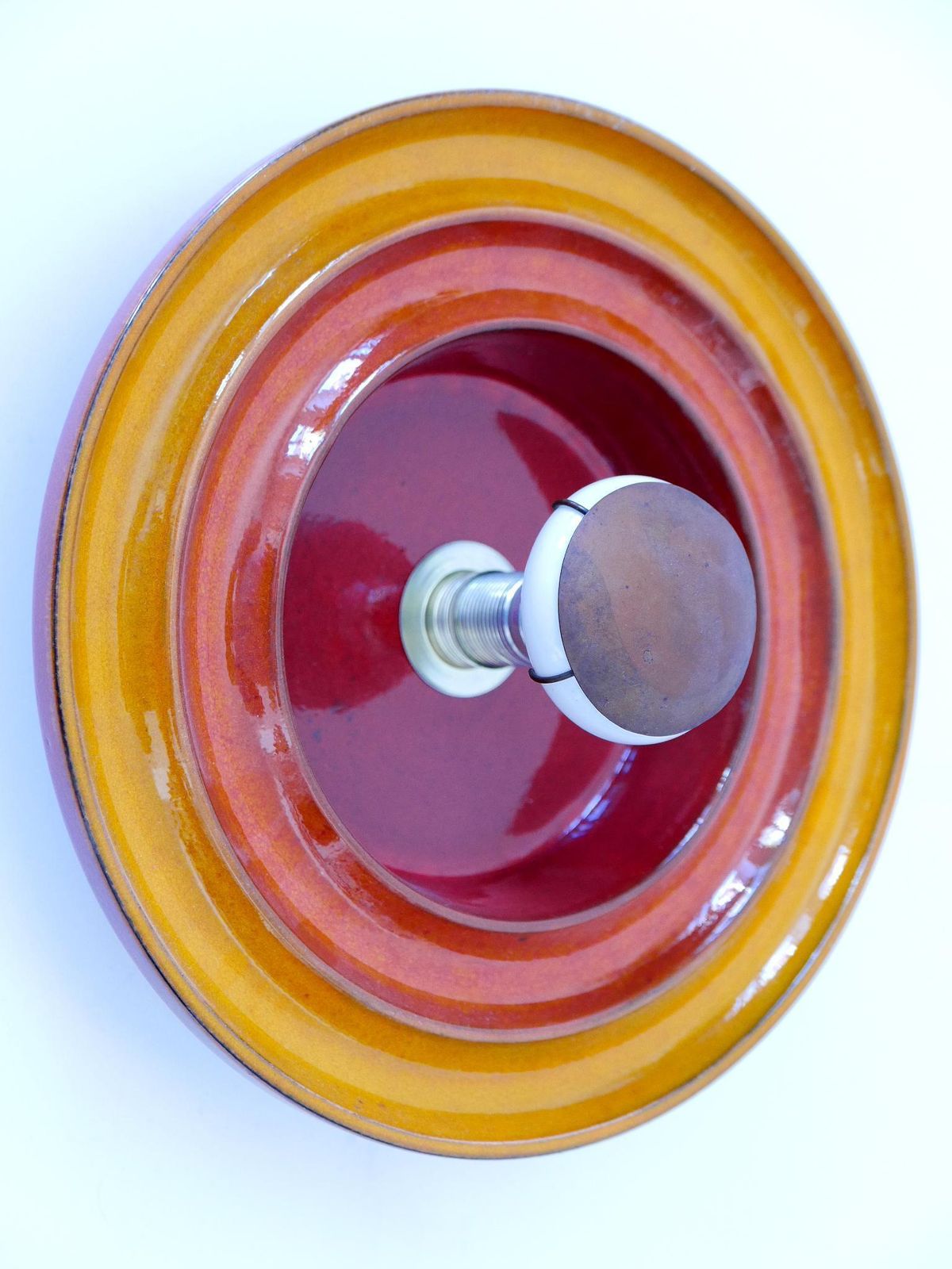 Highly Decorative Mid Century Modern Ceramic Sconce Or Wall Light Germany 1960s photo Lighting