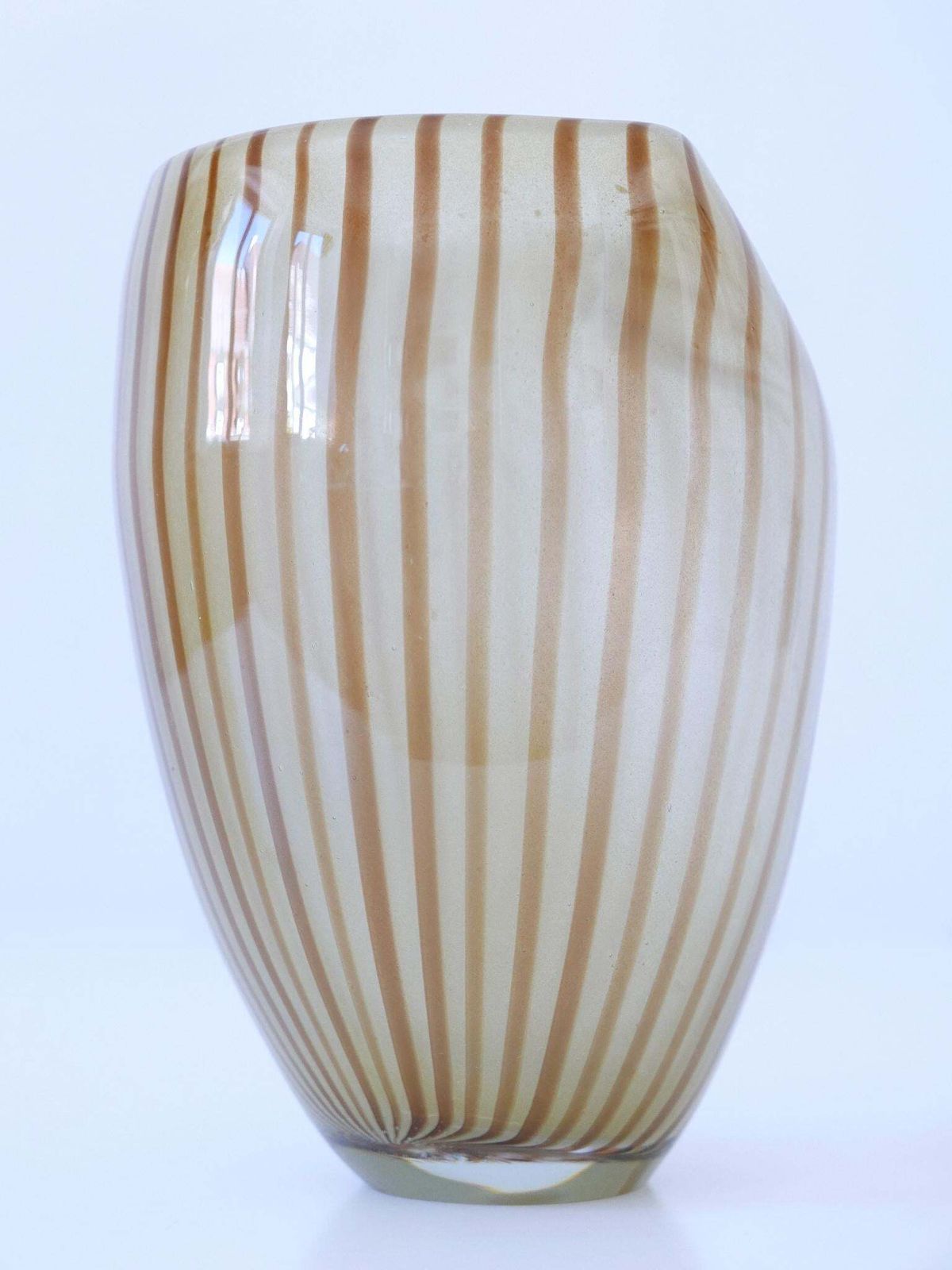 Decorative Mid Century Modern Murano Glass Vase Italy 1960s photo buy