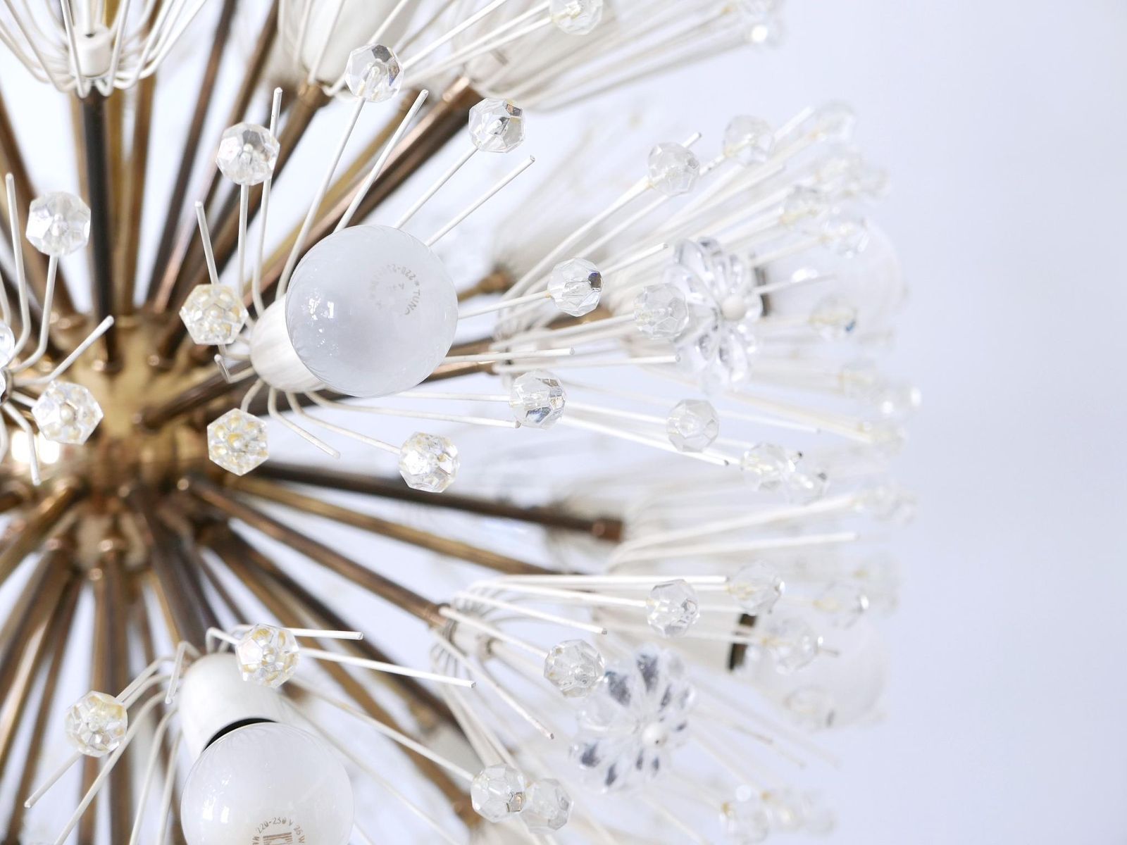 photo vinterior Large 33 Lights Chandelier Dandelion By Emil Stejnar For Rupert Nikoll 1950s