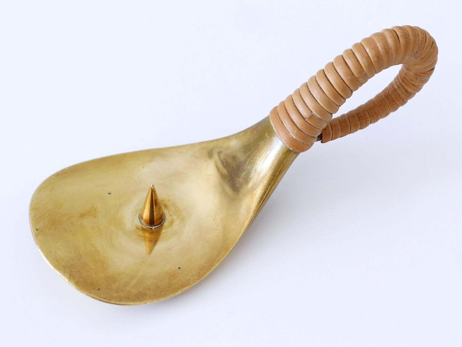 photo for sale Rare Mid Century Modern Candlestick No 3433 By Carl Auböck Austria 1937
