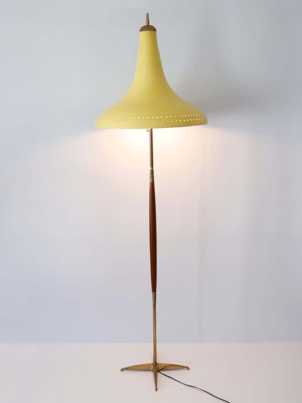Rare And Elegant Mid Century Modern Floor Lamp Or Standing Light Austria 1960s photo furniture