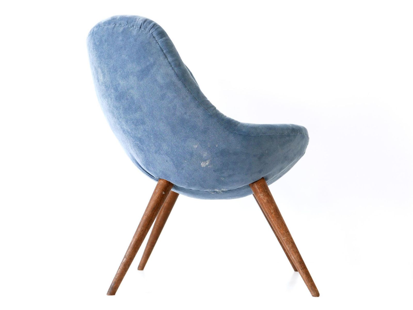 photo for sale Set Of Two Rare Mid Century Easy Chairs By Fritz Neth For Correcta Germany 1950s