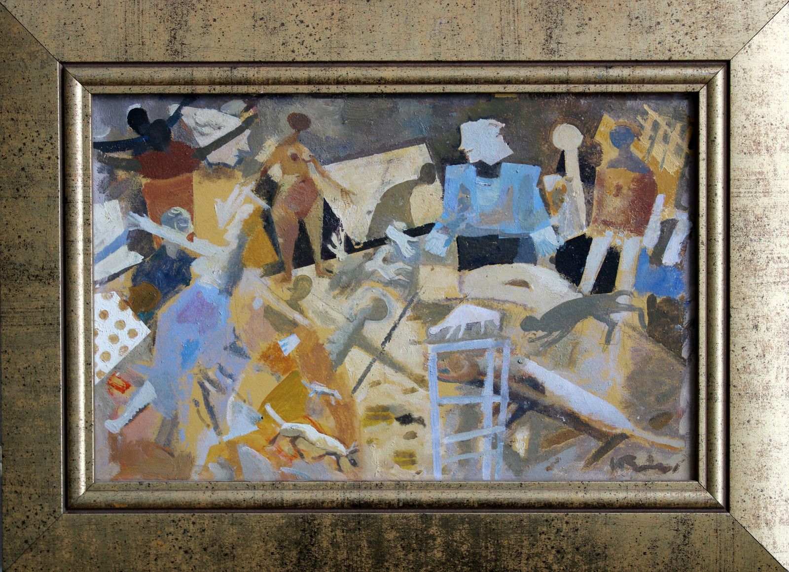 Victor Karnauh Dump. Oil On Canvas, 28. 5 X 43 Cm photo furniture