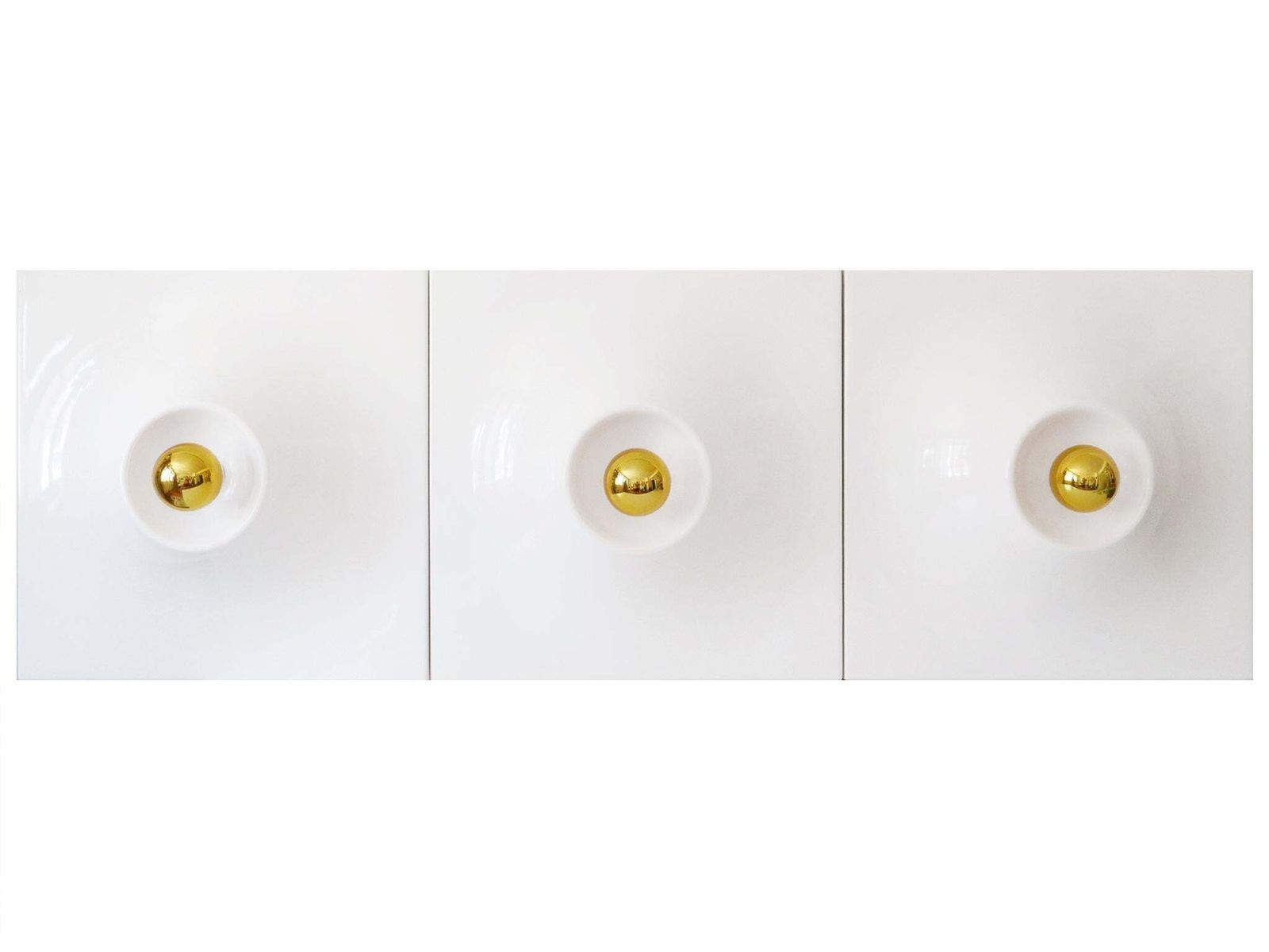 Set Of Three Large Mid Century Modern Fiberglass Sconces Or Wall Lamps 1970s photo for sale