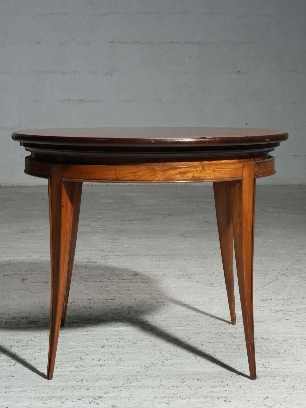 Round Coffee Table By Giuseppe Scapinelli In Wood, Brazil, 1950's photo 2569.0