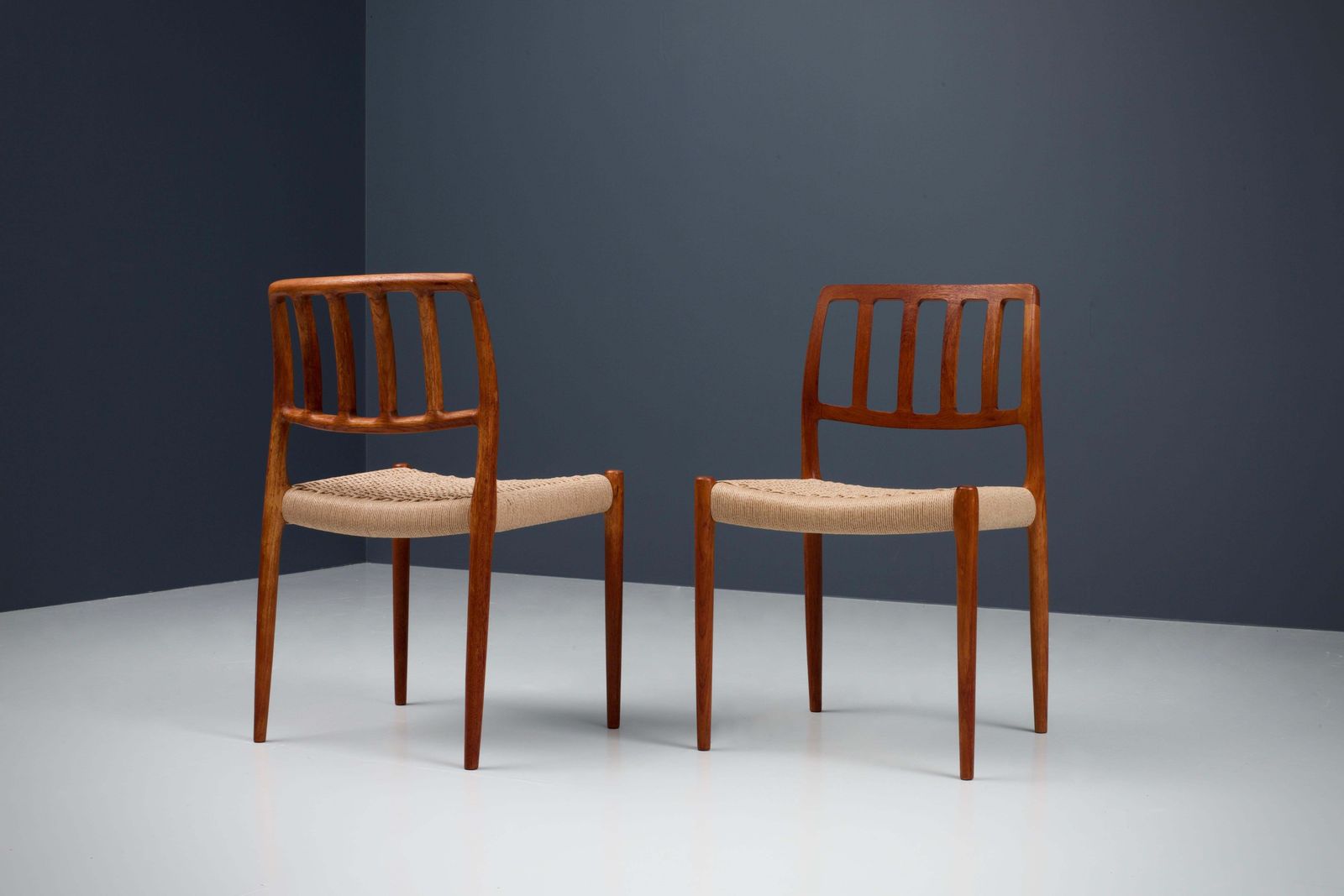 Set Of 4 Newly Upholstered Dining Chairs By Niels Otto Møller, Denmark, 1960s photo Furniture